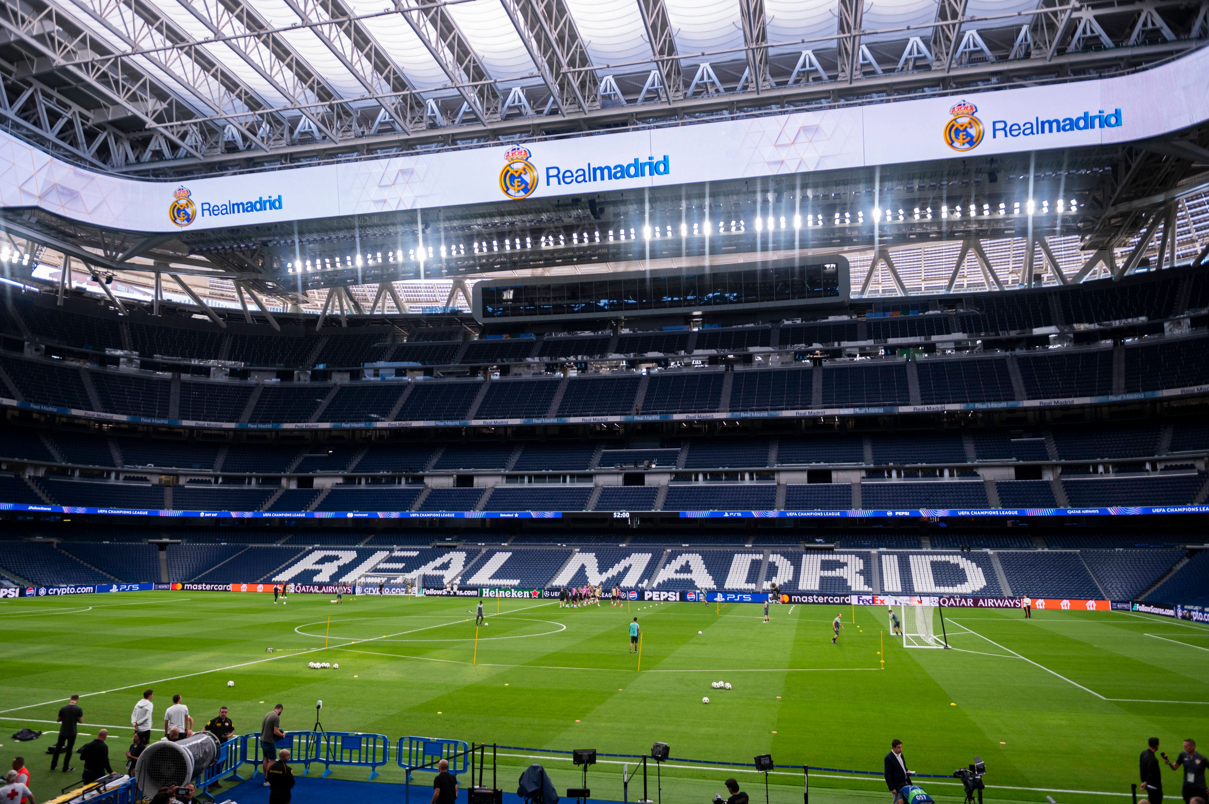 Das Bernabeu-Stadion von Real Madrid