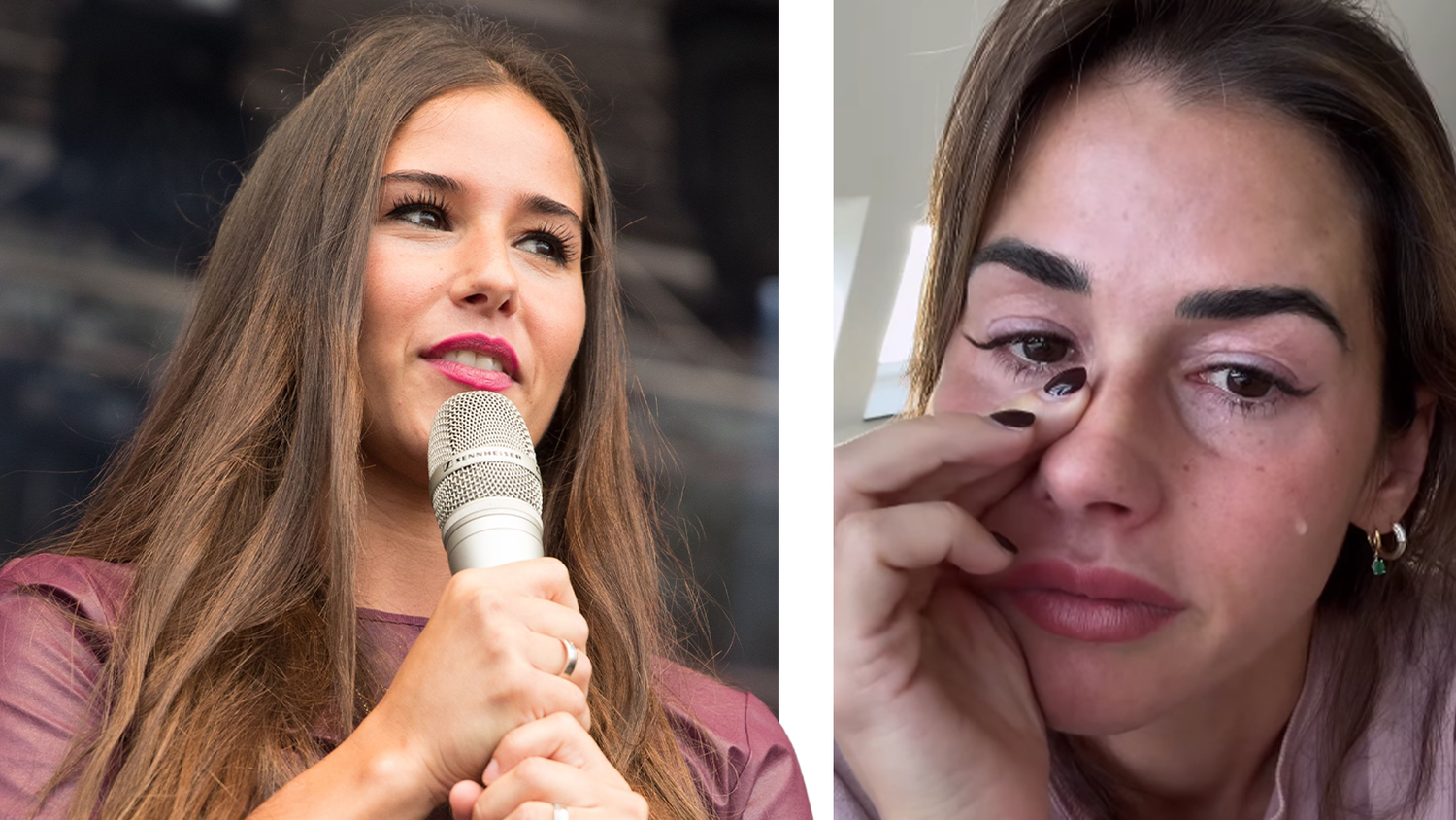 Sängerin Sarah Engels wird aktuell vom Pech verfolgt.