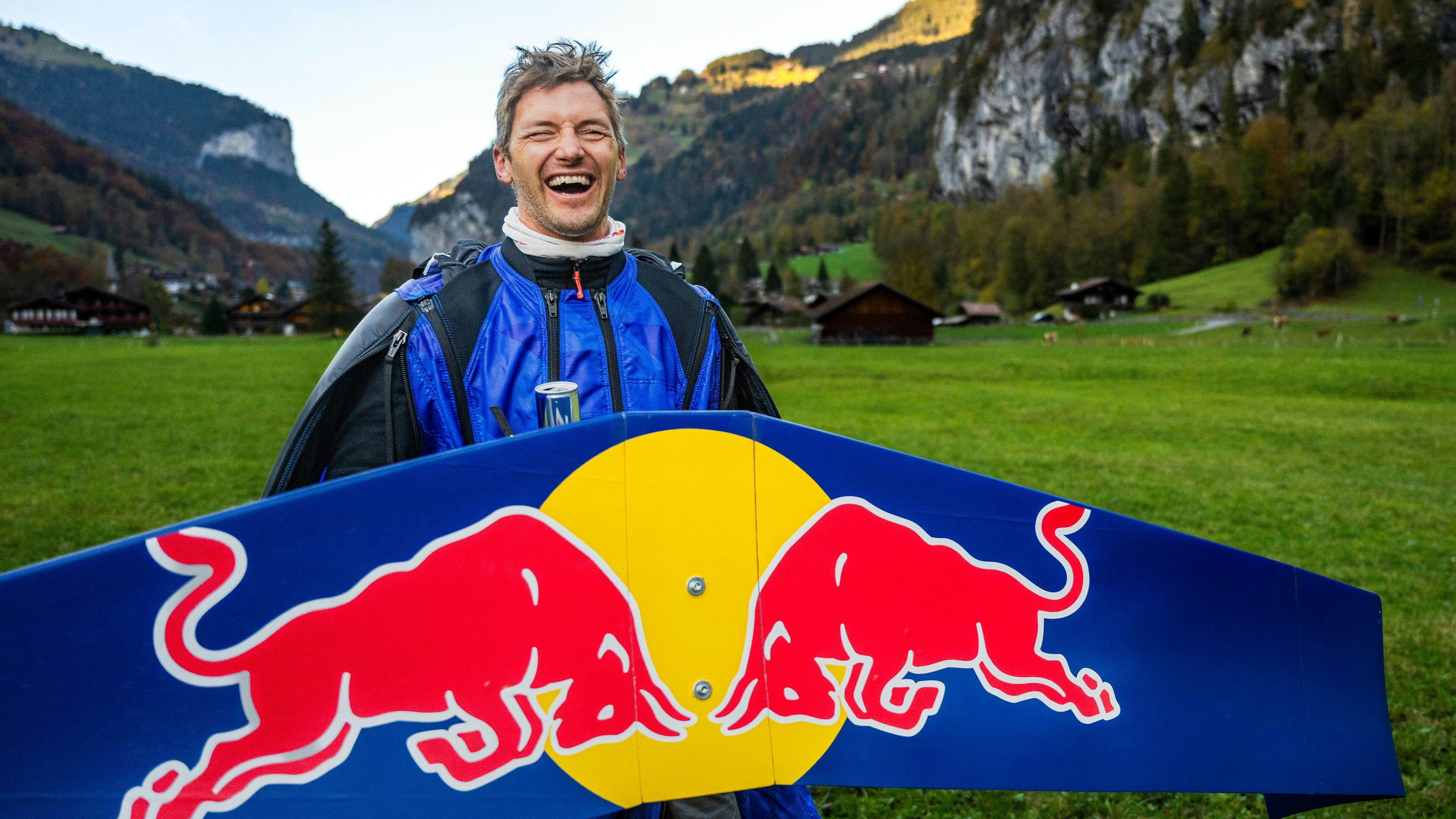 Peter Salzmann seen during the Red Bull Wingsuit Foil Project in Lauterbrunnen, Switzerland on October 21, 2024. // Mihai Stetcu / Red Bull Content Pool // SI202410280490 // Usage for editorial use only // 