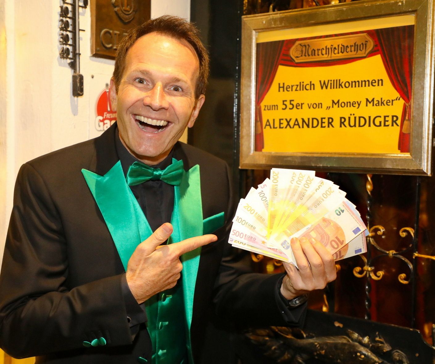 Alexander Rüdiger feiert seinen 55. Geburtstag im Marchfelderhof