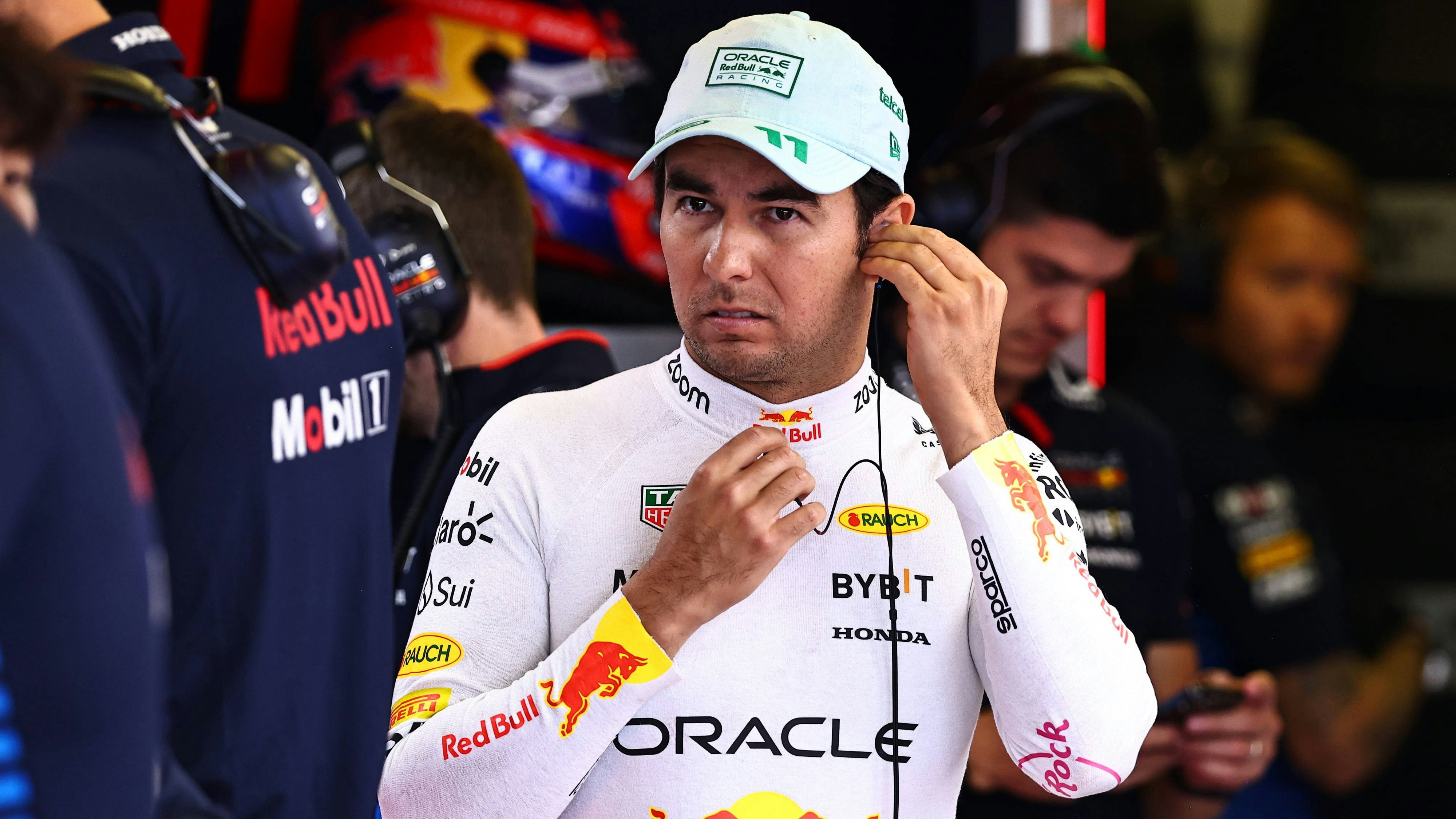 Red-Bull-Star Sergio Perez. 