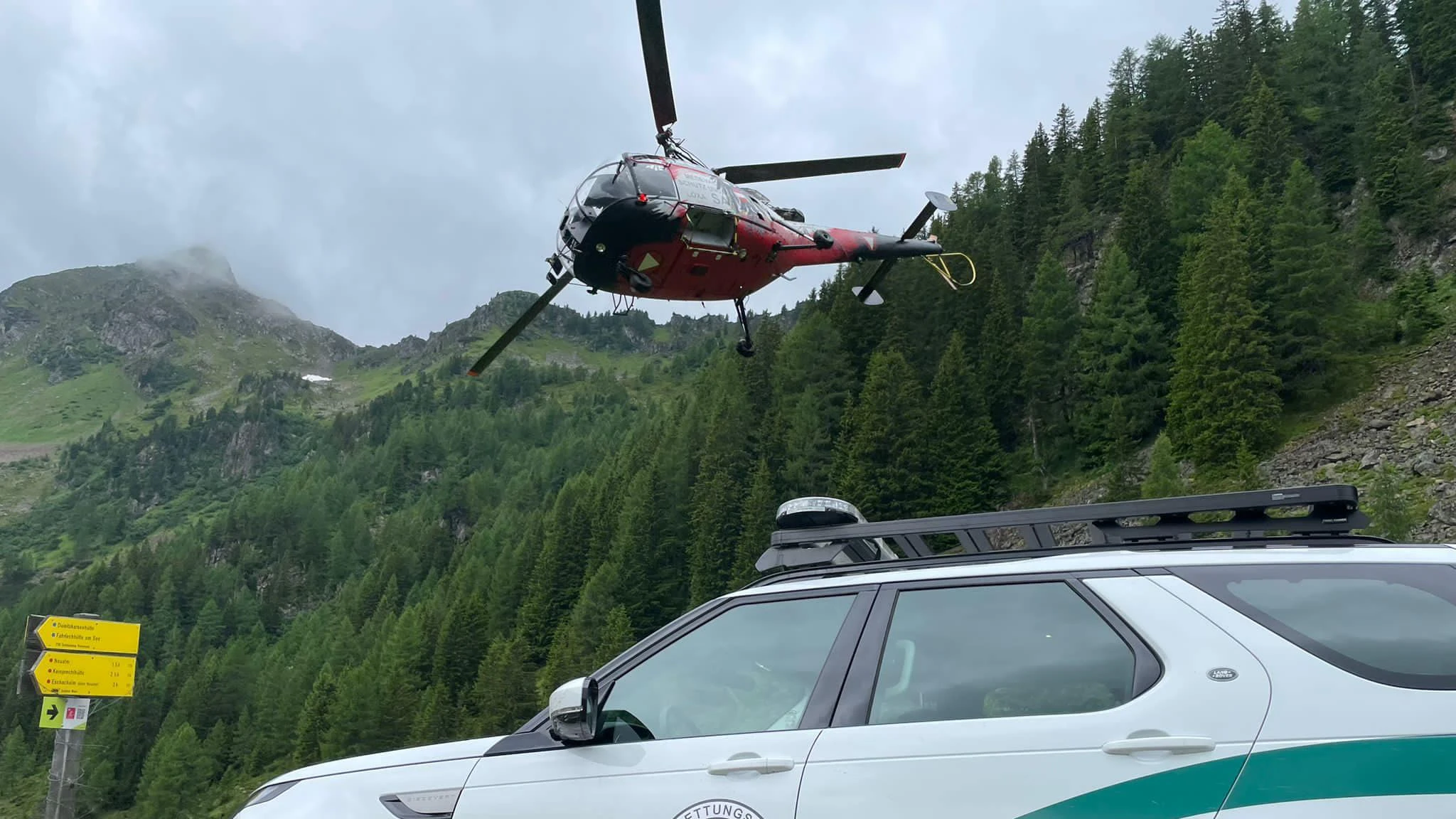 Die Feuerwehren aus Schladming und Untertal-Rohrmoos sowie die Bergrettung waren im Einsatz.