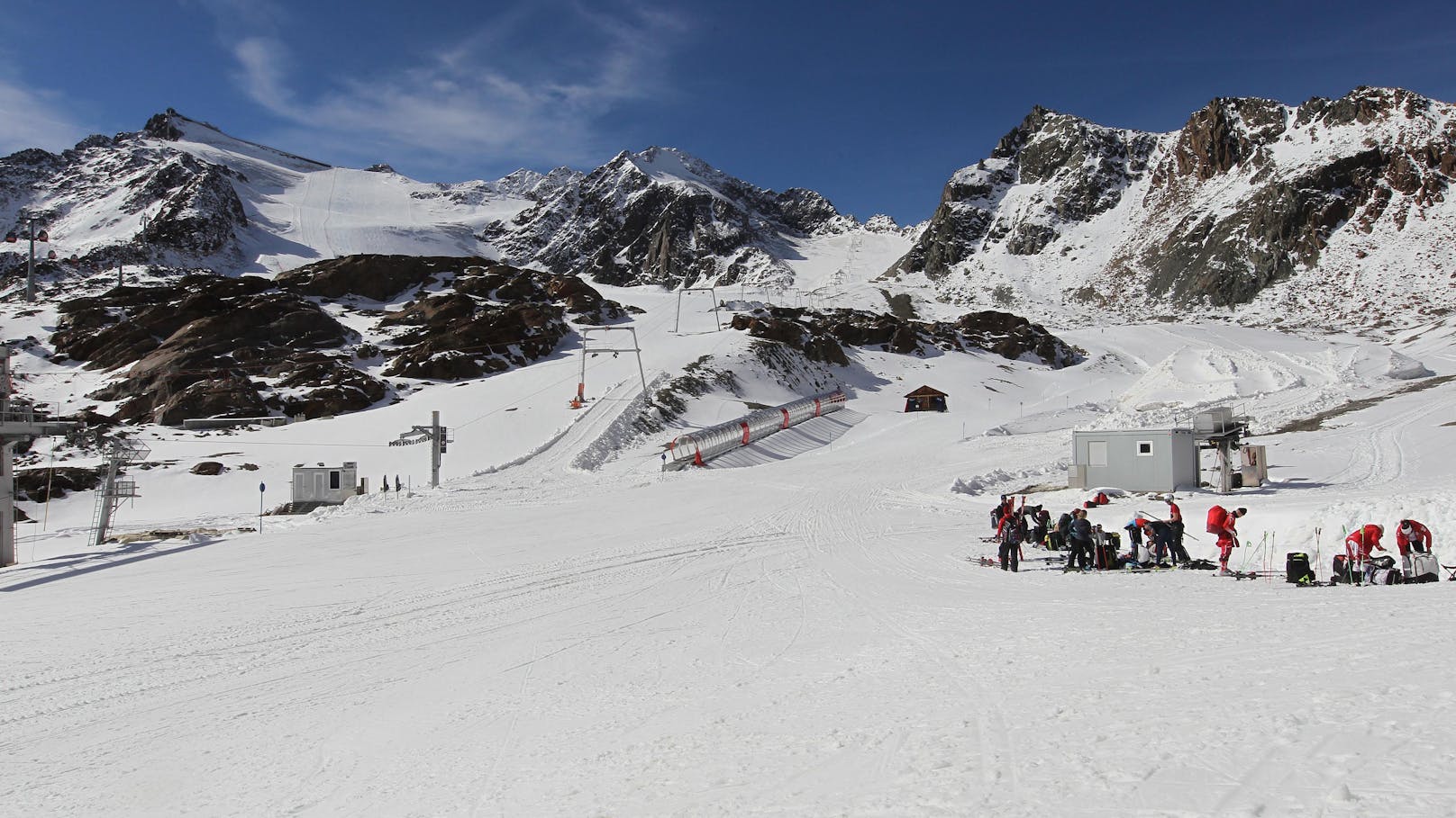 Felssturz auf Skipiste – nur Zufall verhindert Tragödie