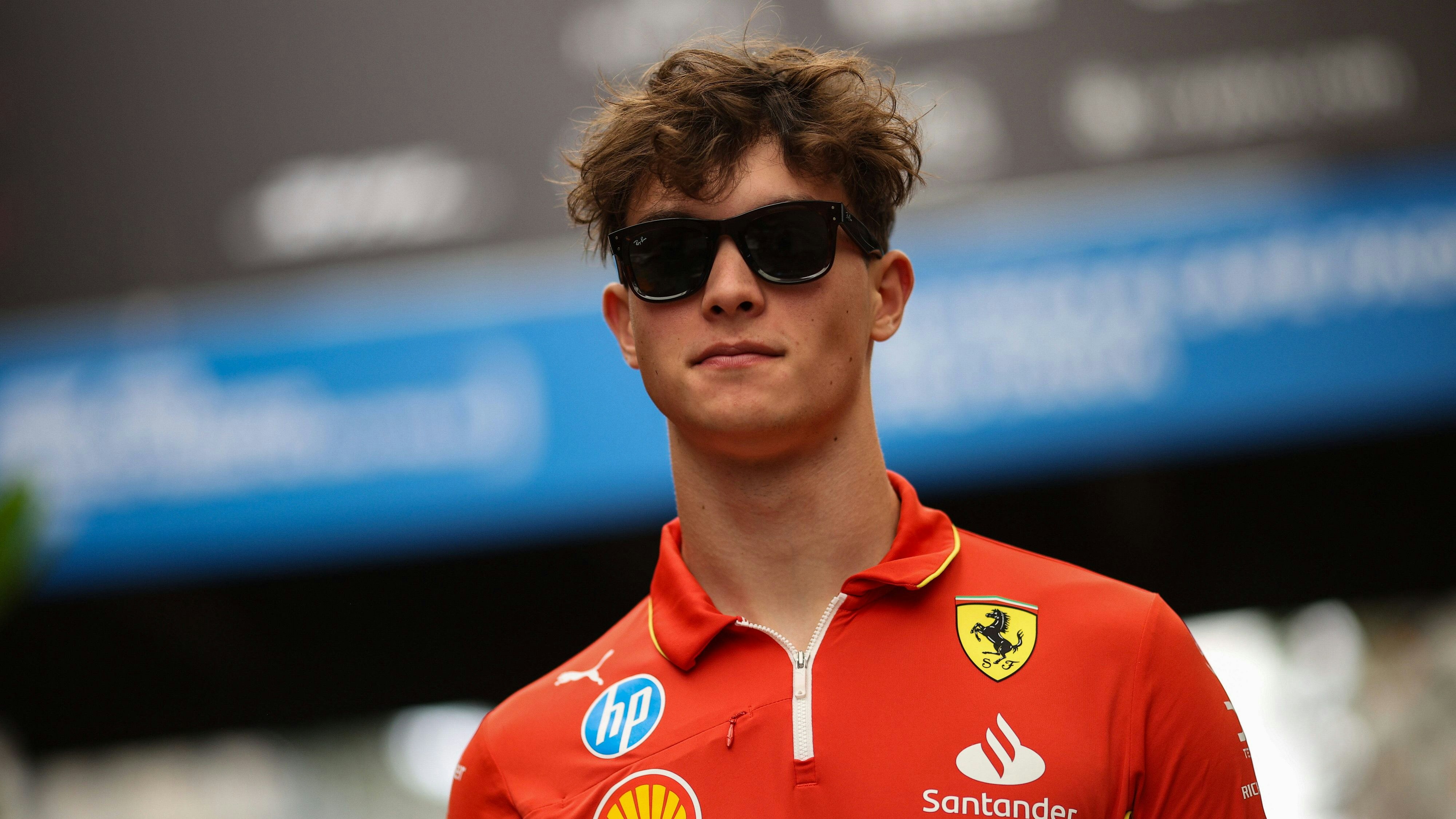 Talent Oliver Bearman erhält seine Chance. 