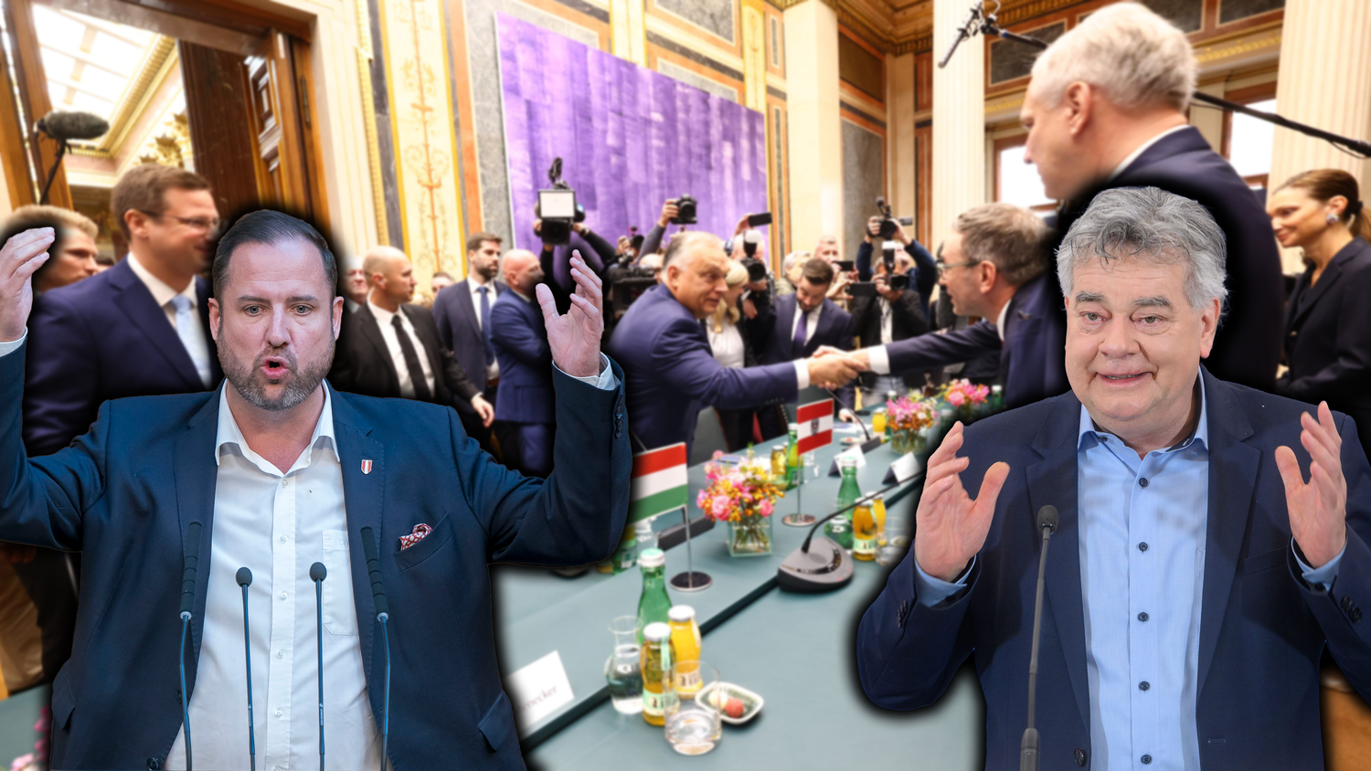 Am Donnerstag unterzeichneten Viktor Orbán und Herbert Kickl die 