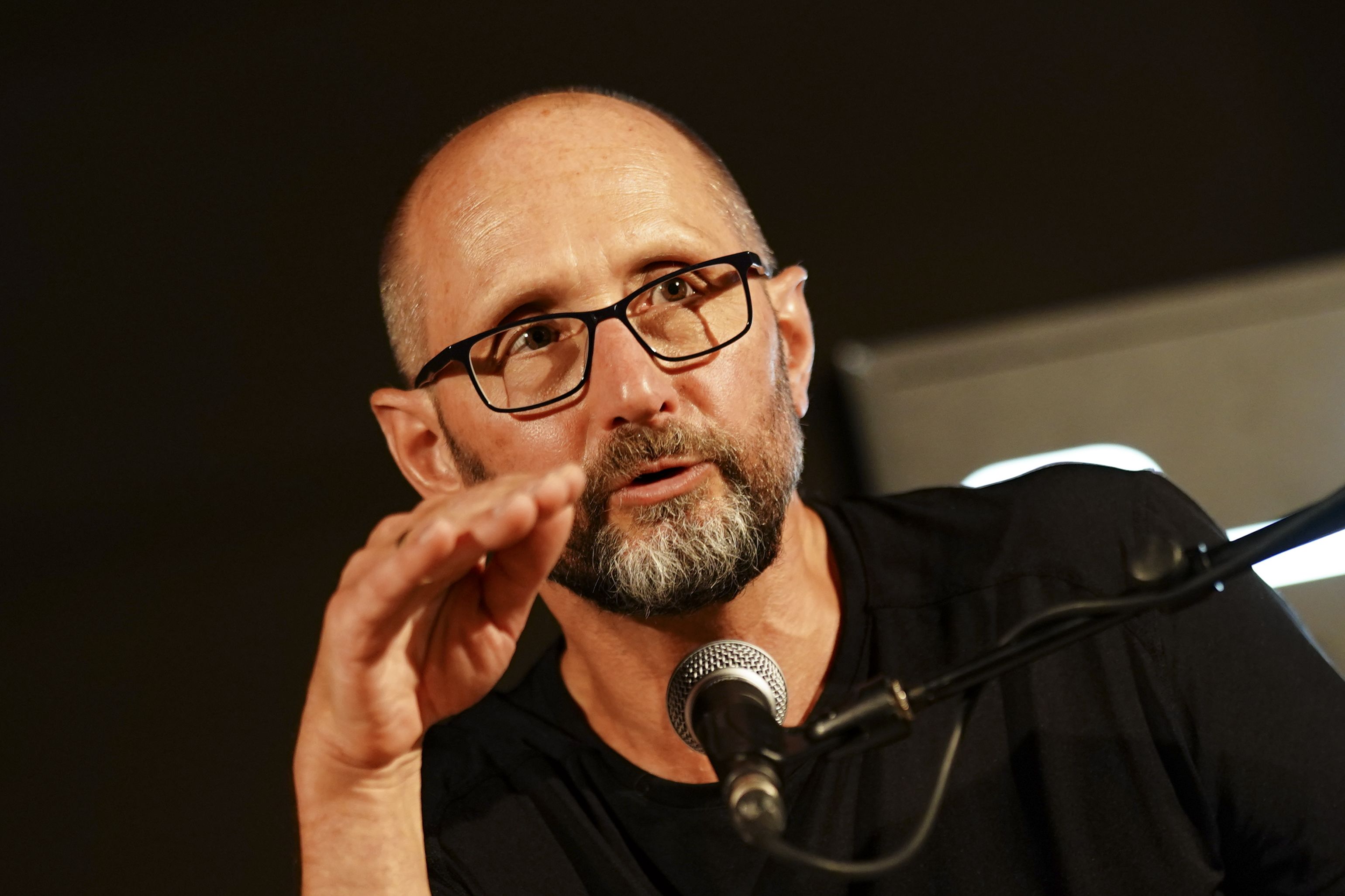 Autor <strong>Heinrich Steinfest</strong> im Rahmen des Literaturfestivals 