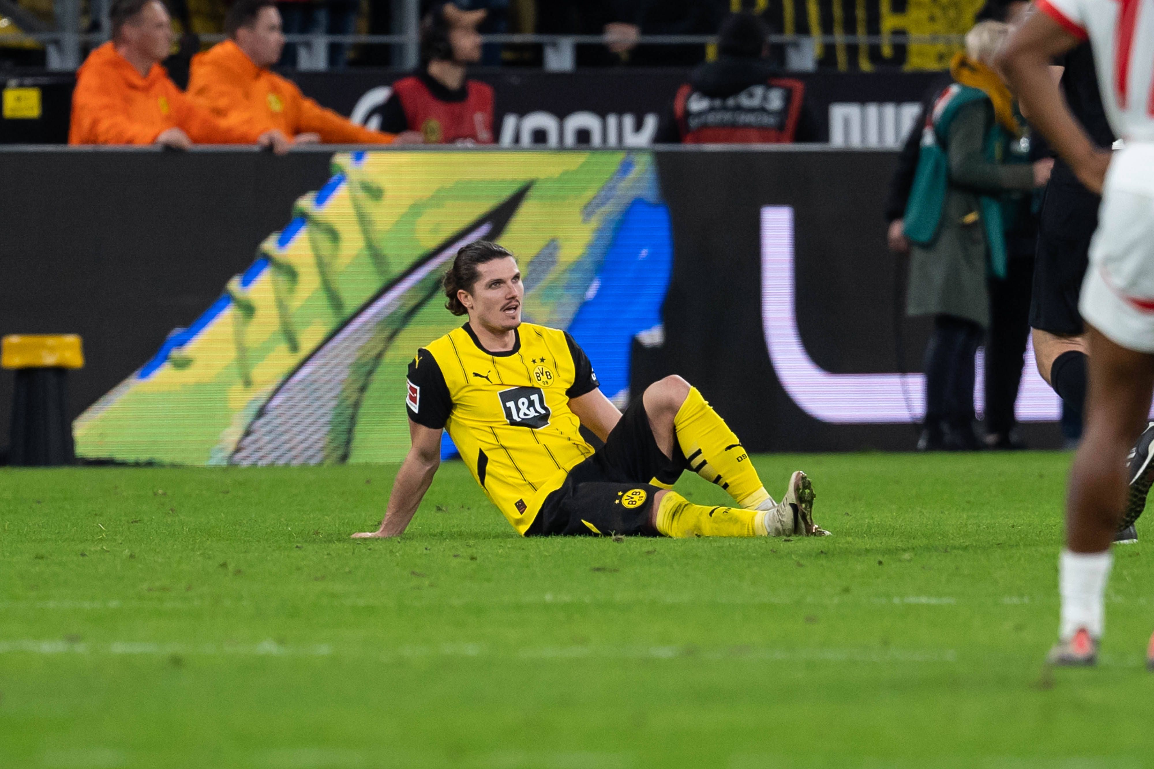 Sabitzer am Boden: Für Sturm meldete er sich aber fit.