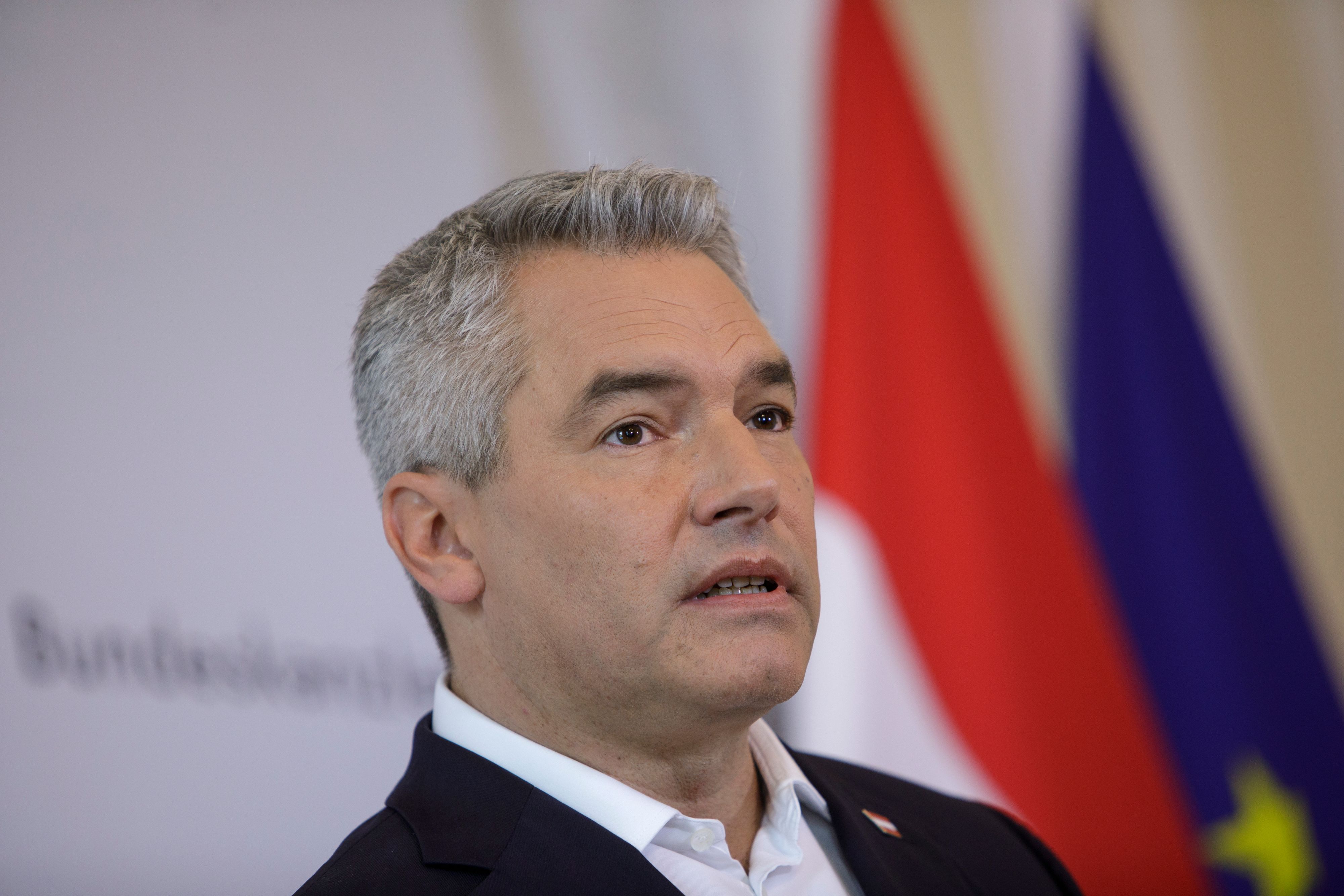 Bundeskanzler Karl Nehammer äußert sich zur Entscheidung seiner Parteikollegin. (Symbolbild)