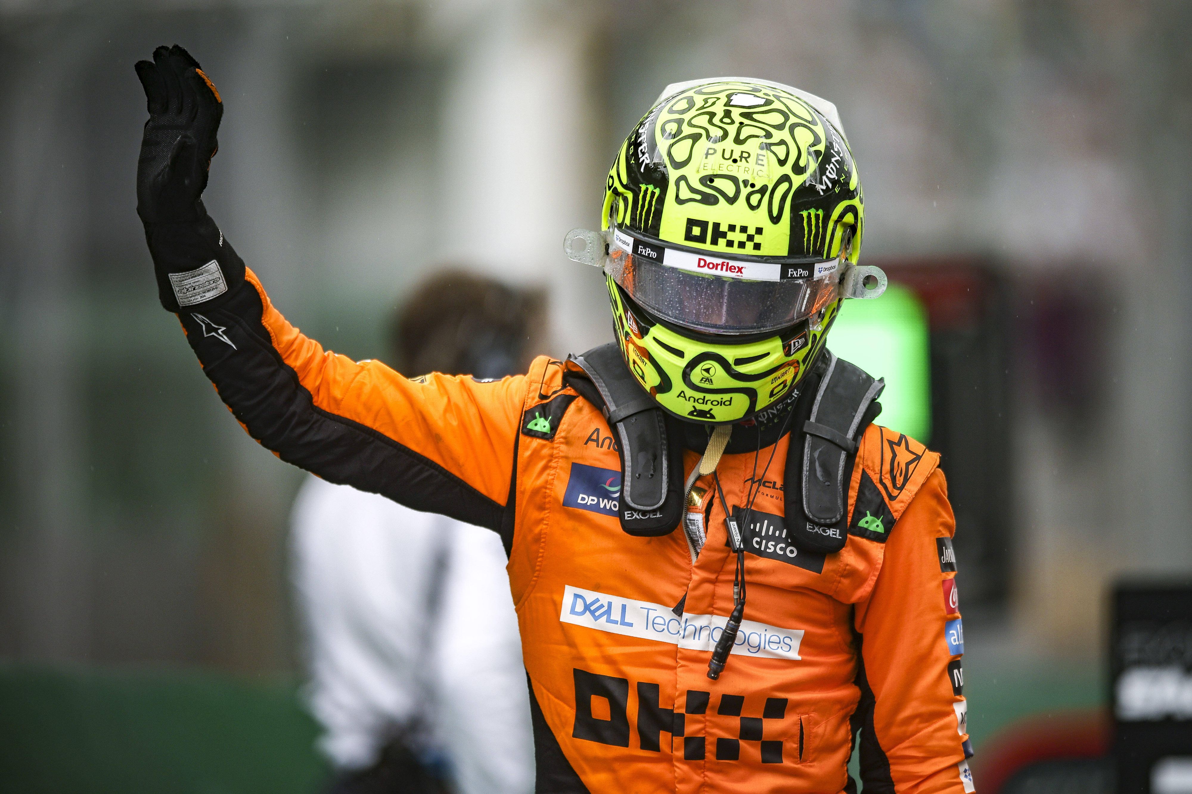 Lando Norris war nach dem Grand Prix von Brasilien niedergeschlagen.