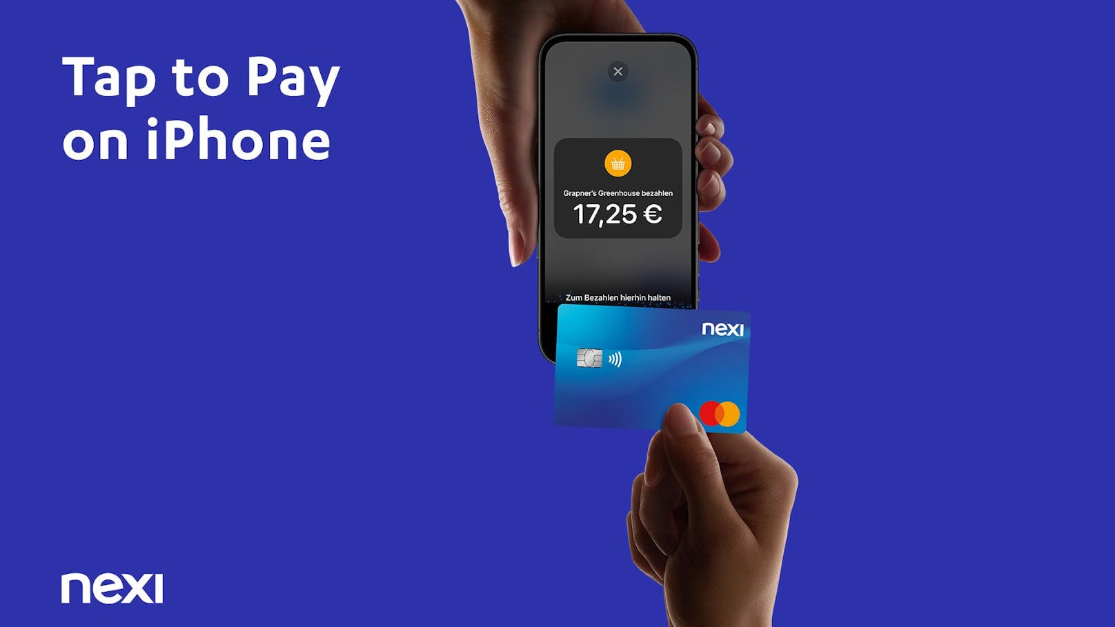 Nexi bietet Tap to Pay auf dem iPhone mit Nexi SoftPOS für Händler:innen in Österreich an.