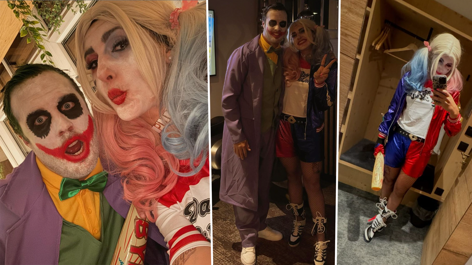 Stephanie Venier und Christian Walder zeigten sich als Harley Quinn und Joker.