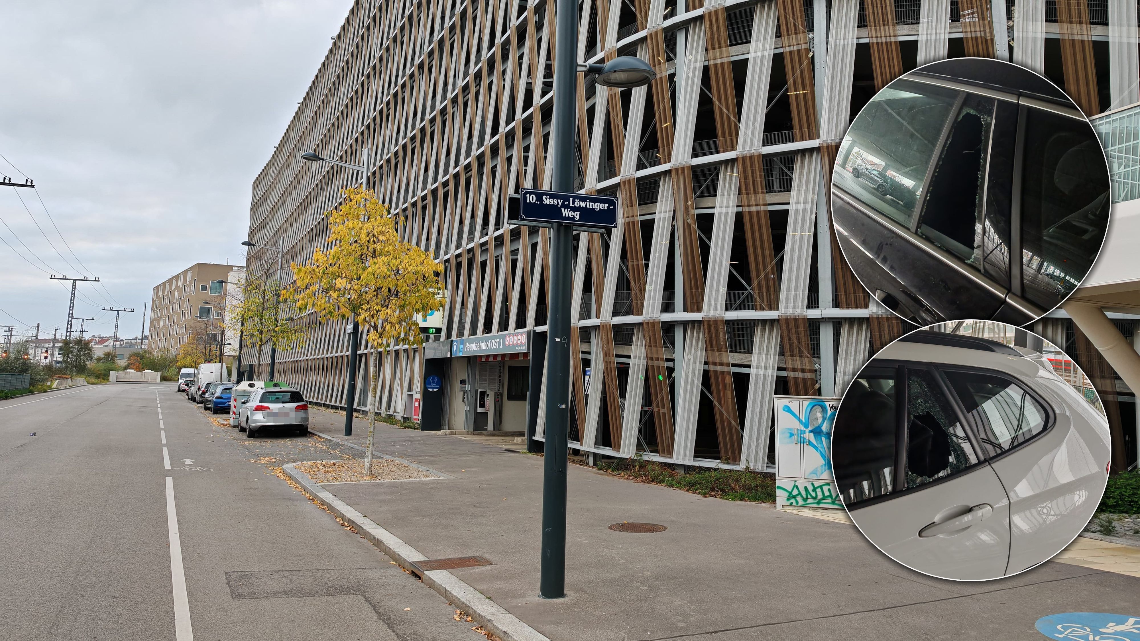 Seit Ende Oktober zerstörten Unbekannte in dieser Wiener Garage 49 Autos.