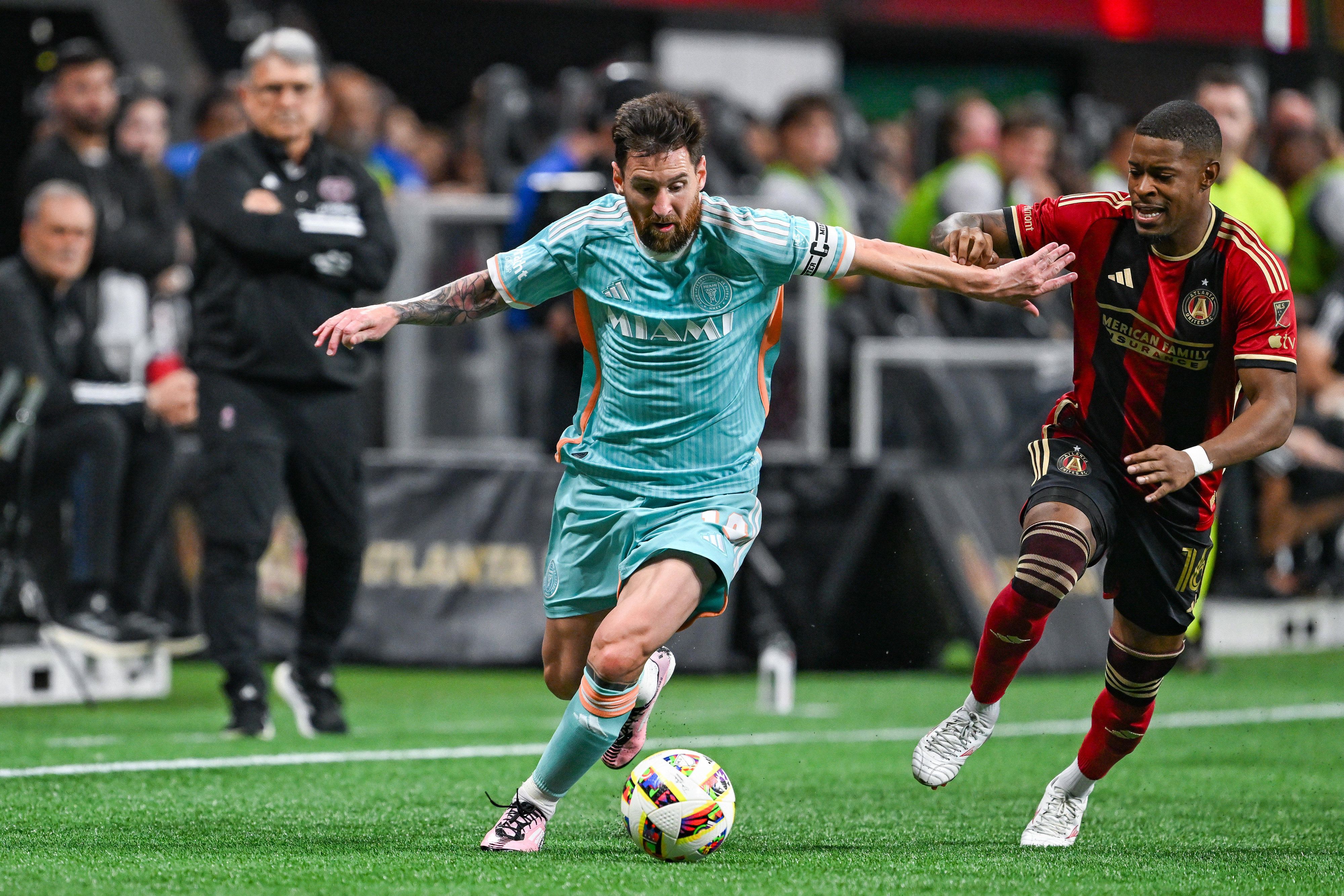 Lionel Messi steht gegen Atlanta unter Druck.