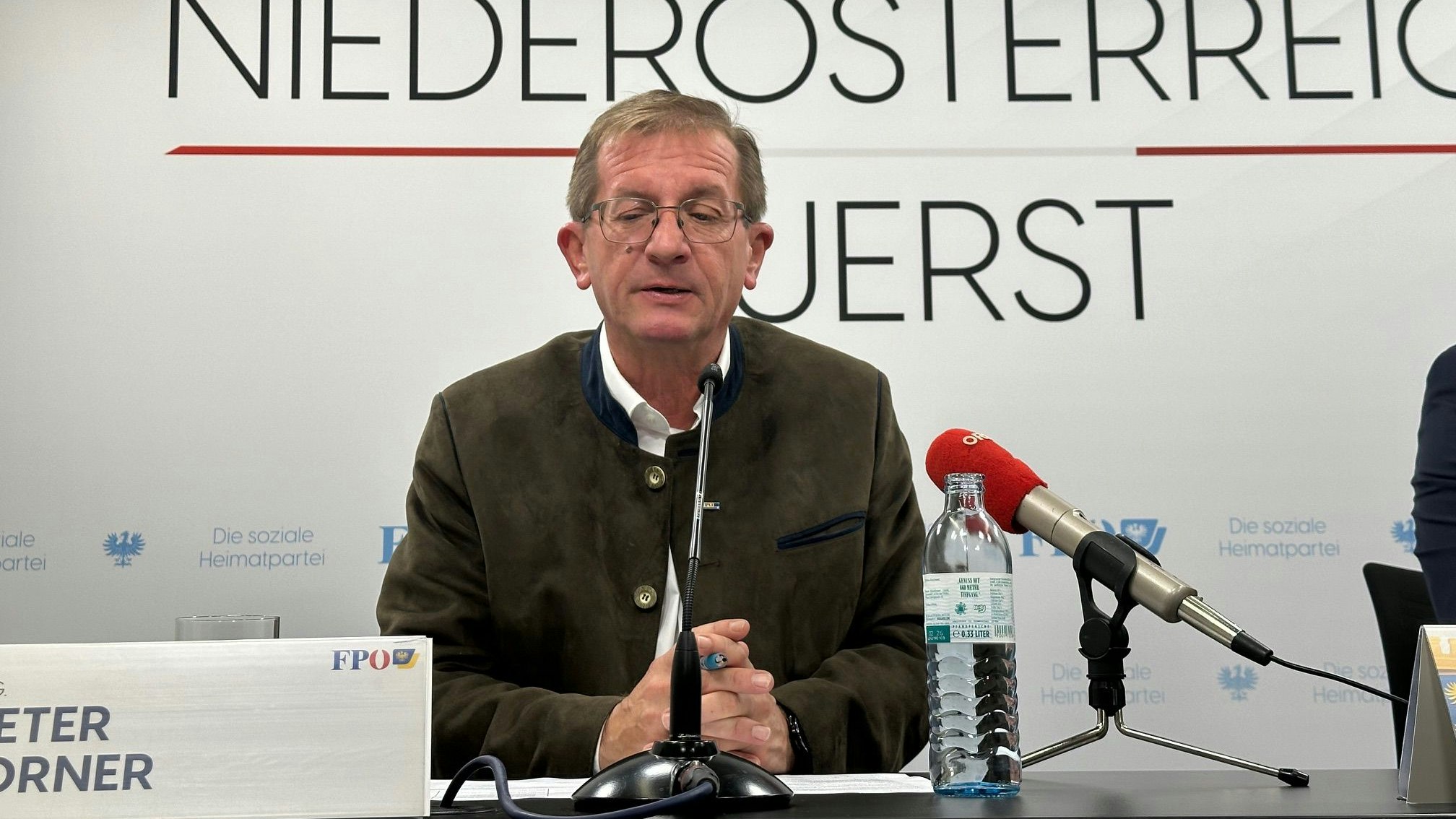 Kommunal-Sprecher und Landtagsabgeordneter Dieter Dorner (FPÖ)