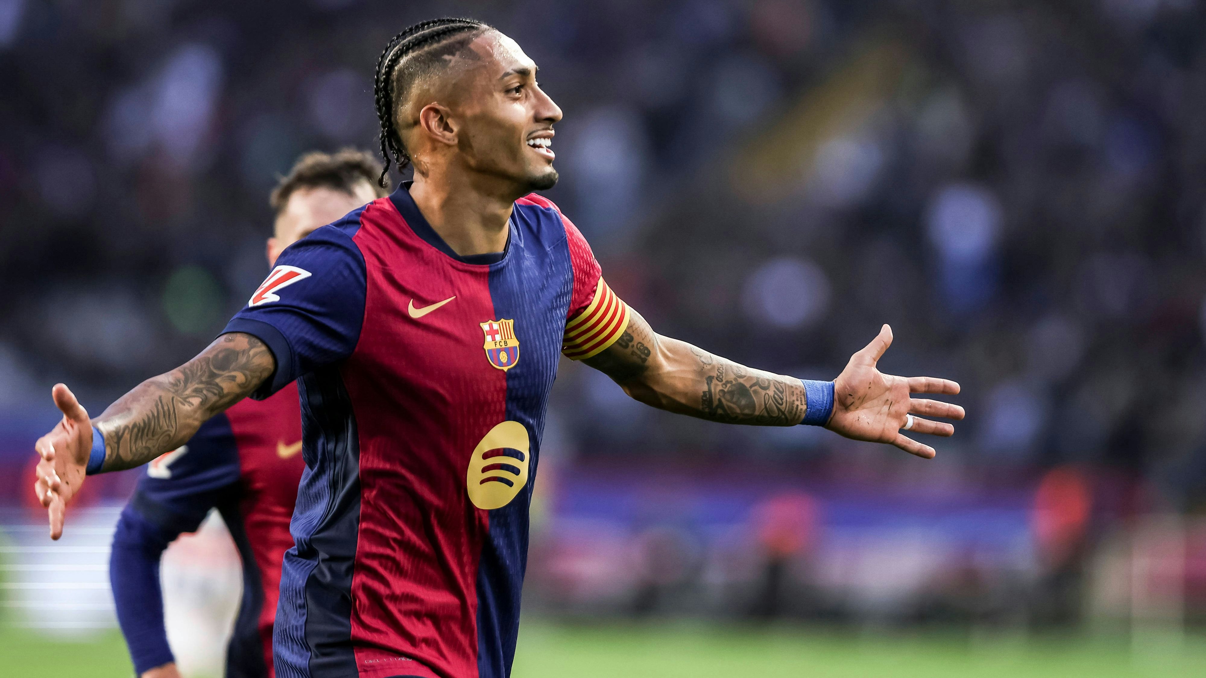 Raphinha erzielte das zwischenzeitliche 2:0 für Barca.