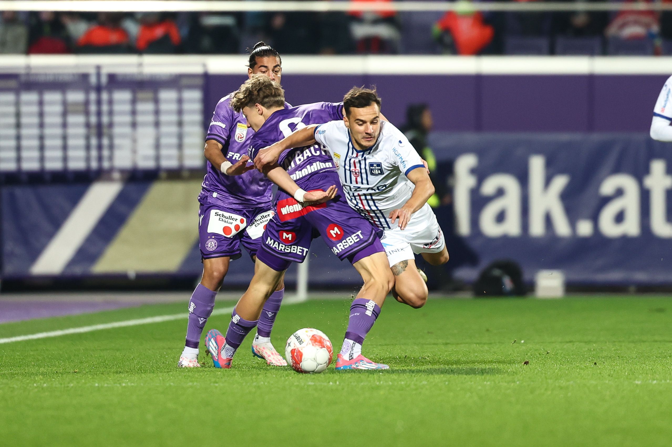 Die Wiener Austria könnte mit einem Sieg auf Platz drei vorstoßen. 