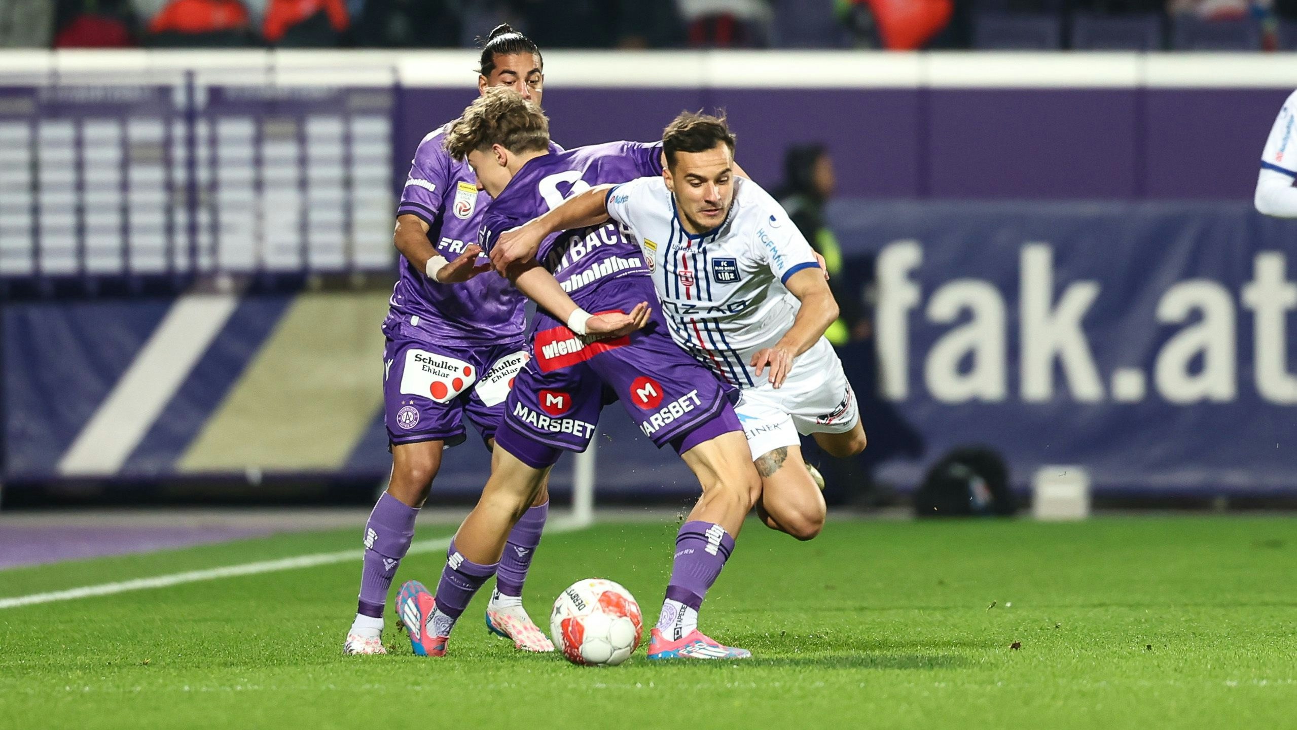 Die Wiener Austria könnte mit einem Sieg auf Platz drei vorstoßen. 