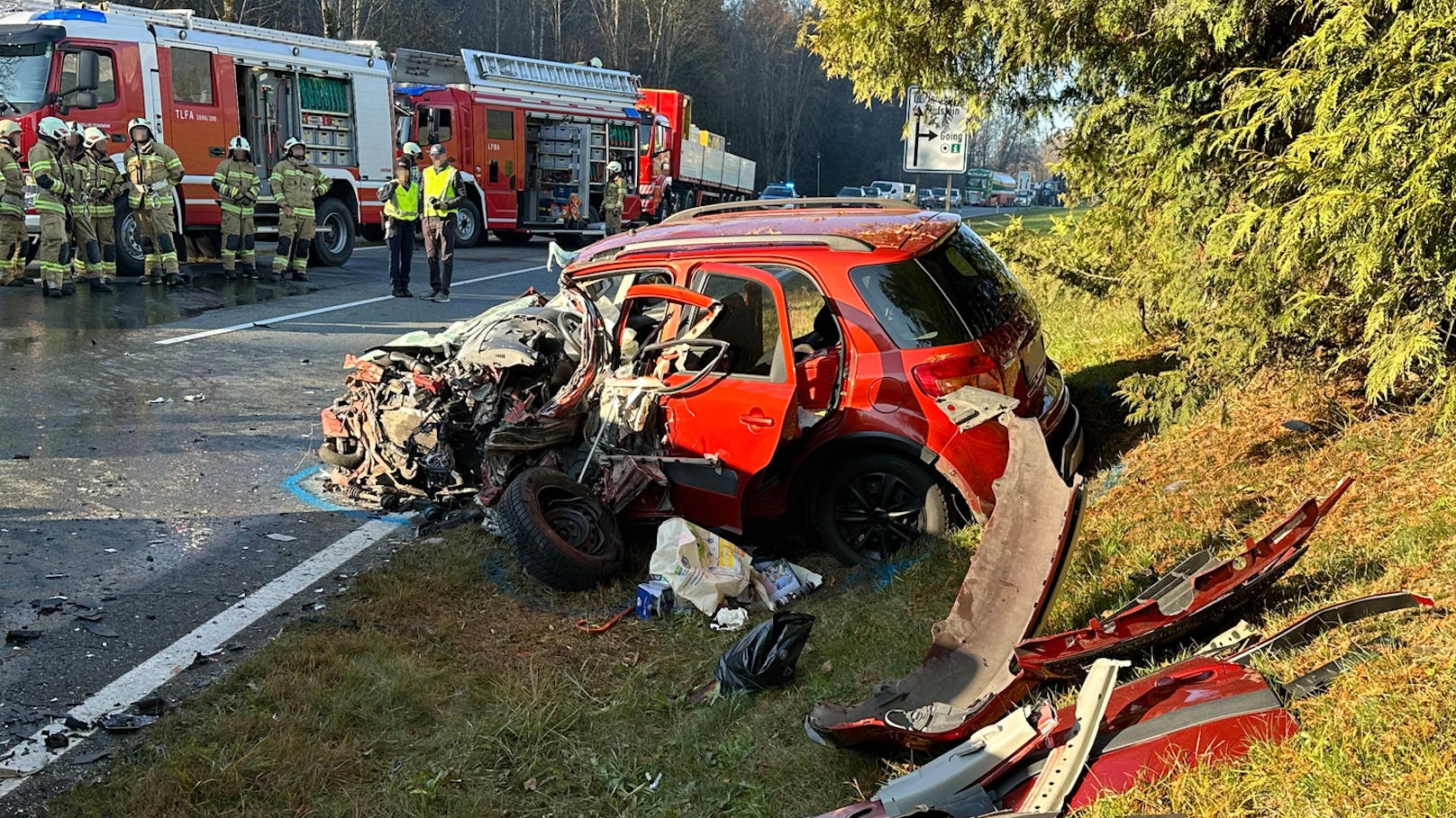 In Going (Bezirk Kitzbühel) ist am Montagmorgen ein 68-jähriger Autofahrer gestorben.