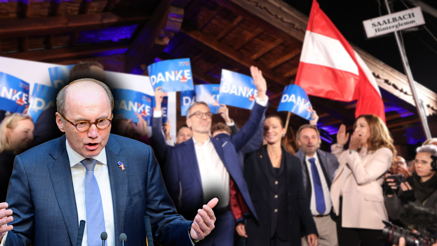 Sollte eine Dreierkoalition nicht die dringendsten Probleme im Land lösen, werde die FPÖ in spätestens fünf Jahren stärker zurückkommen, so Othmar Karas.