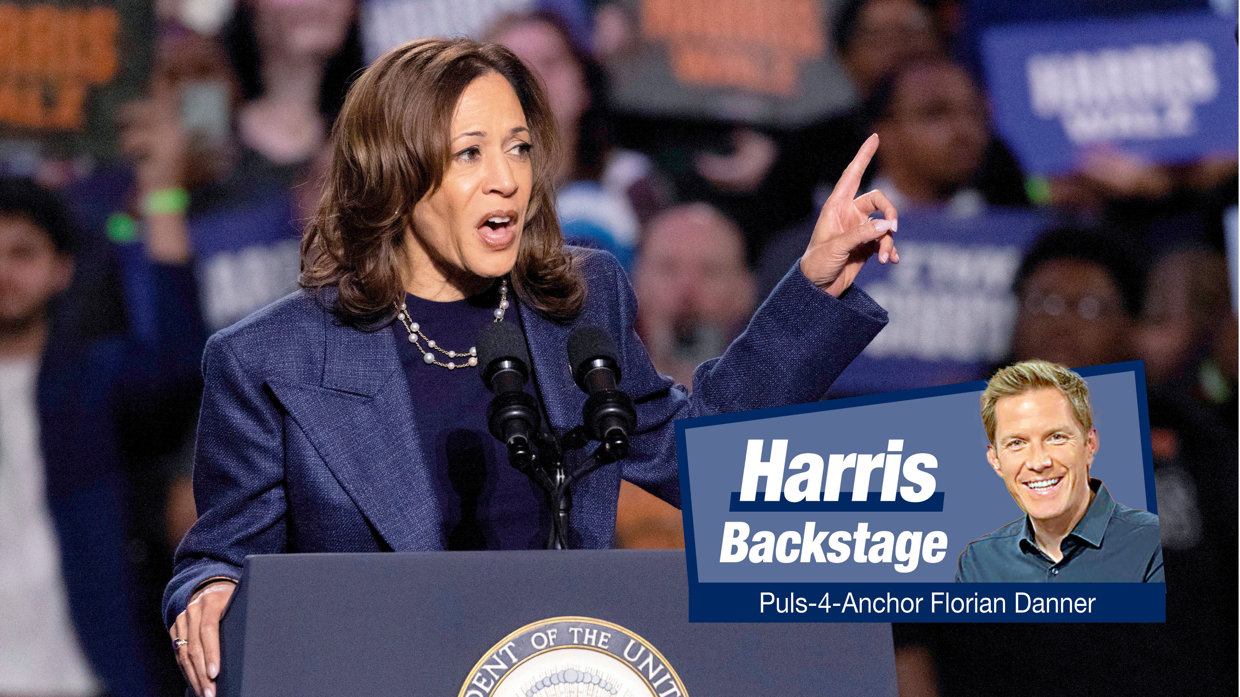 Kamala Harris, Vizepräsidentin und Ex-Staatsanwältin will als erste Frau ins Oval Office.