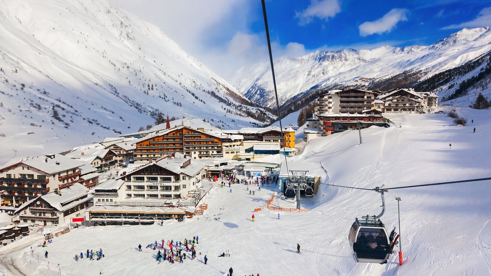 1. Obergurgl-Hochgurgl (Österreich): 284 Euro durchschnittlicher Tagespreis pro Person für Unterkunft/Skipass, 108 Pistenkilometer