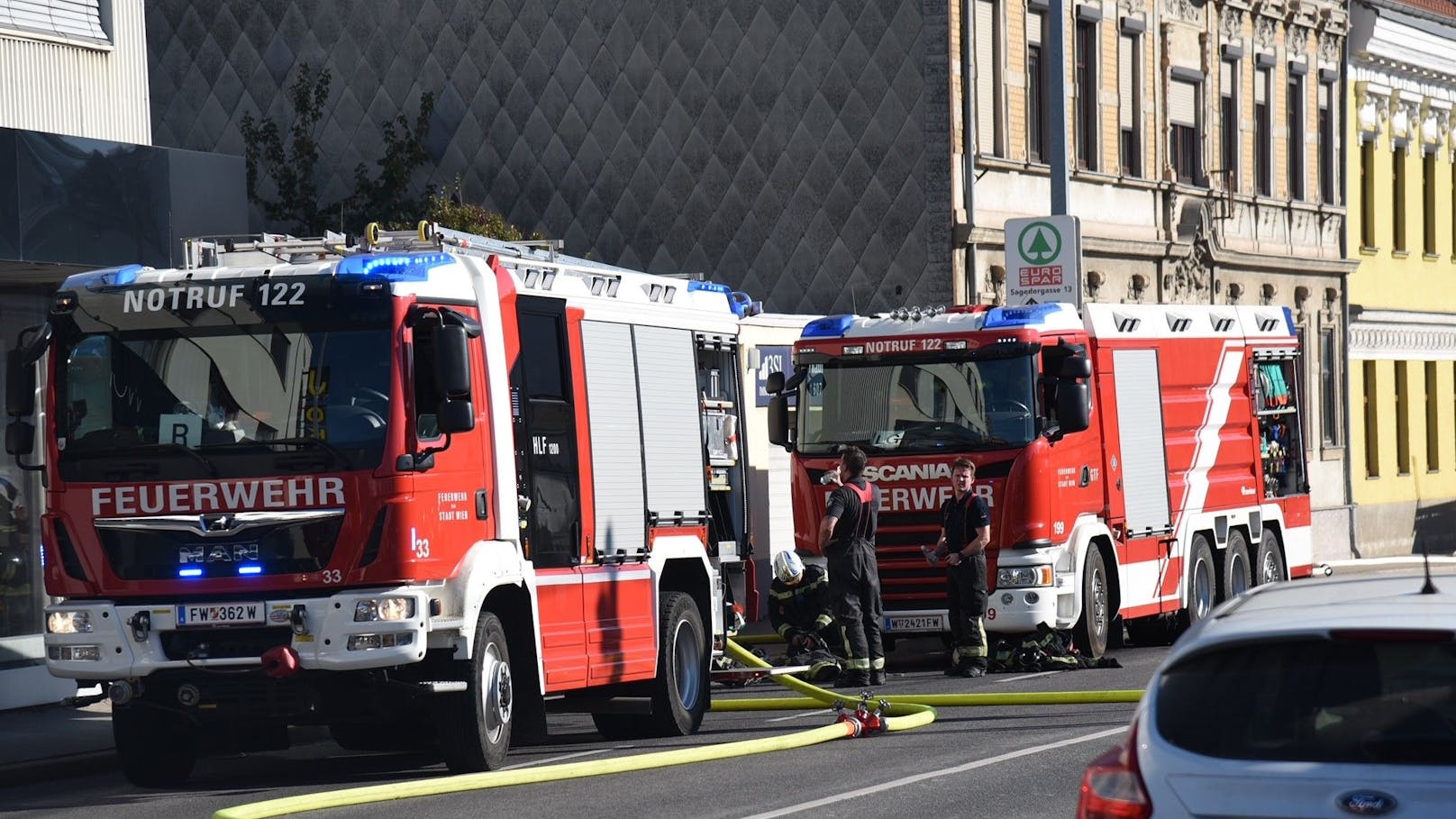 Feuer-Alarm am Montagvormittag in Wien!