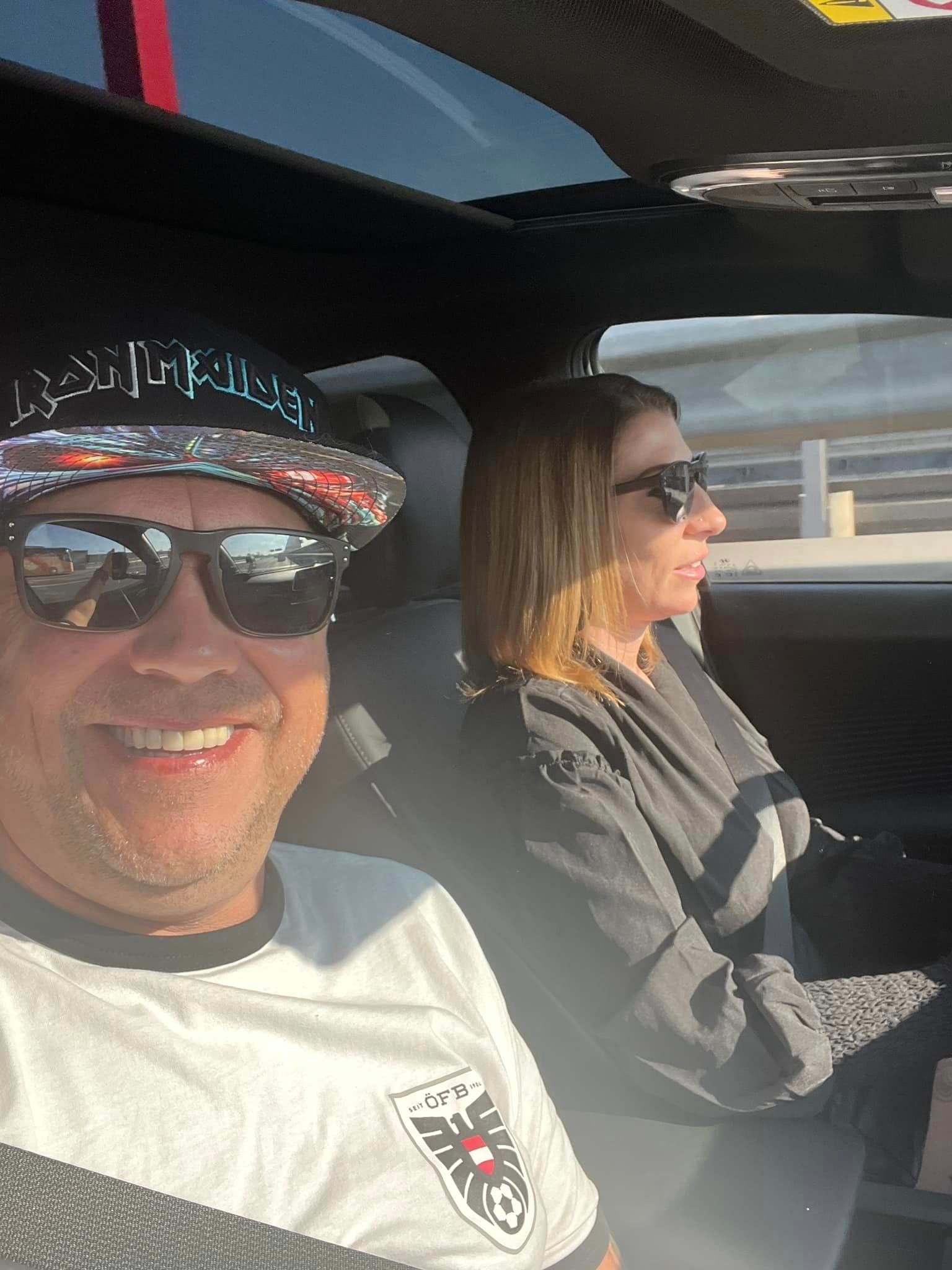 Als Beifahrer unterwegs: <strong>Martin 