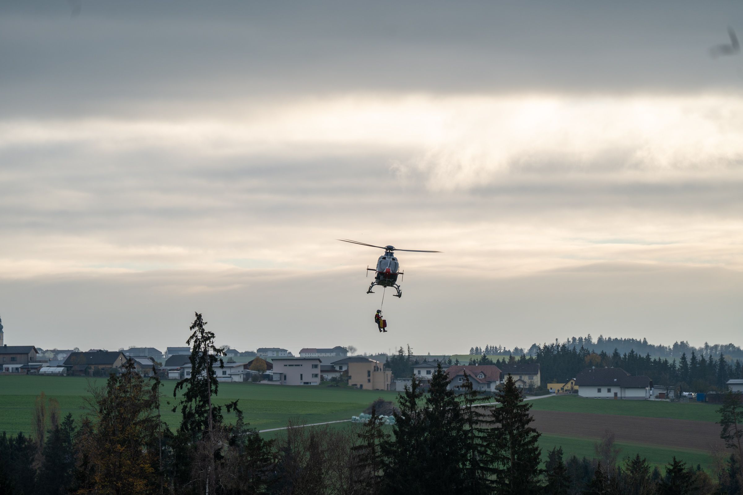 Die Leiche des Amokjägers wurde per Tau geborgen. Davor war eine komplizierte Aktion nötig, um die Spuren zu sichern.