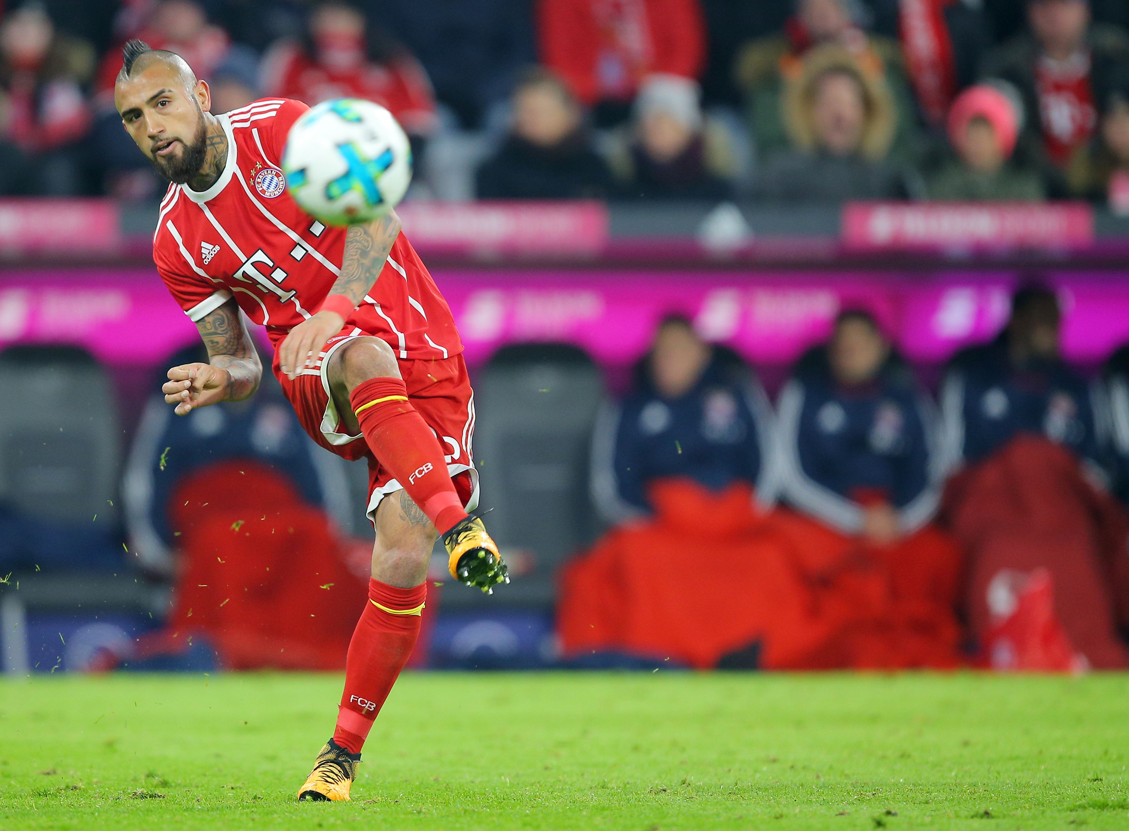 Arturo Vidal wurde mit den Bayern drei Mal deutscher Meister.