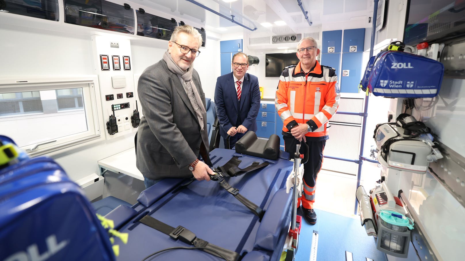 Der Bettenintensivtransporter ist das neue Herzstück der intensivpflichtigen Notfallversorgung in Wien.