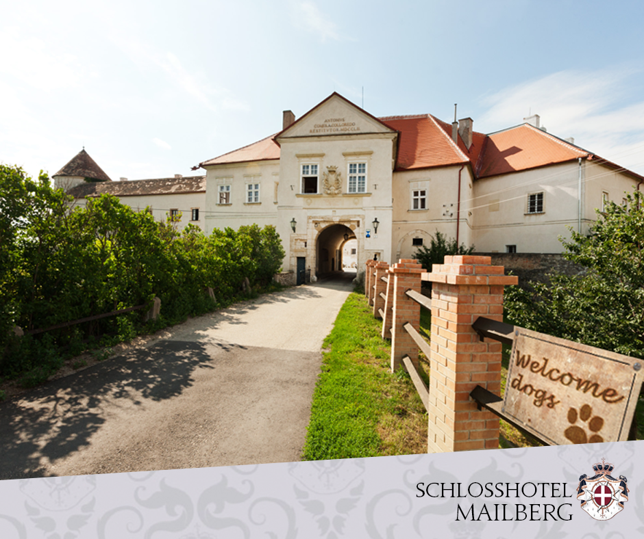 In dem kleinen Weinort Mailberg im Pulkautal liegt, umgeben von Weingärten und einem Burggraben, das geschichtsträchtige Schlosshotel Mailberg.