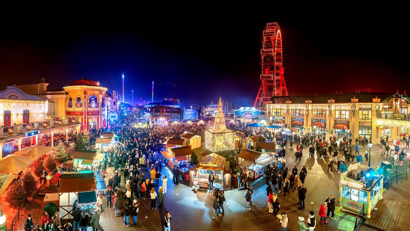 Größter Wintermarkt des Landes öffnet am Riesenradplatz