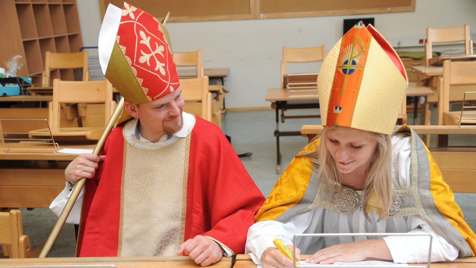 Nikolause drücken in St. Pölten die Schulbank