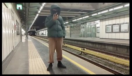 Die Momente vor dem fatalen Unfall.