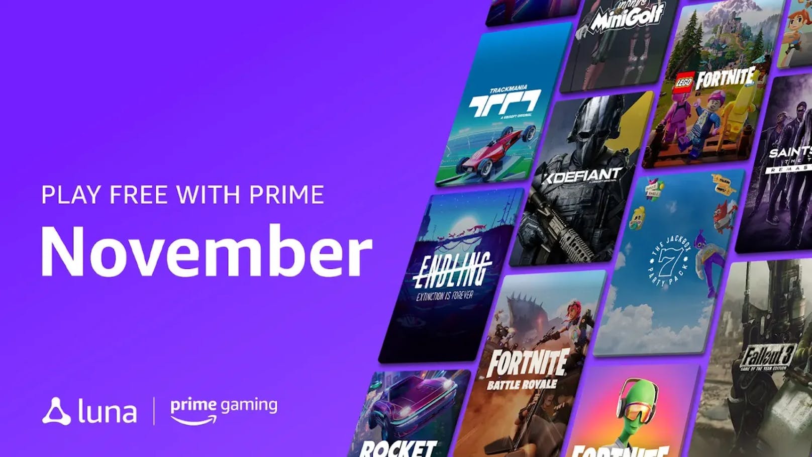 Willkommen zum Inhaltsupdate für Prime Gaming im November! 