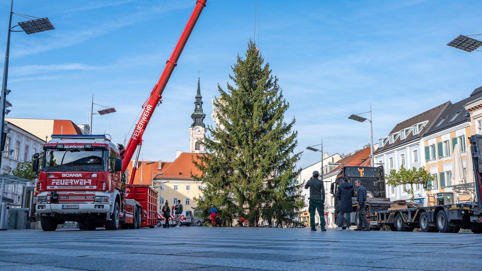 Christkindlmarkt in St. Pölten mit DJ und Live-Musik