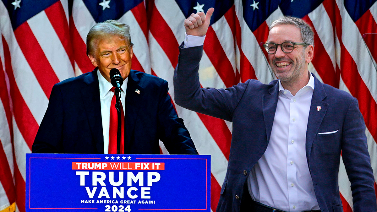 FPÖ-Chef <strong>Herbert Kickl</strong> gratuliert <strong>Donald Trump</strong> zum Wahlsieg.