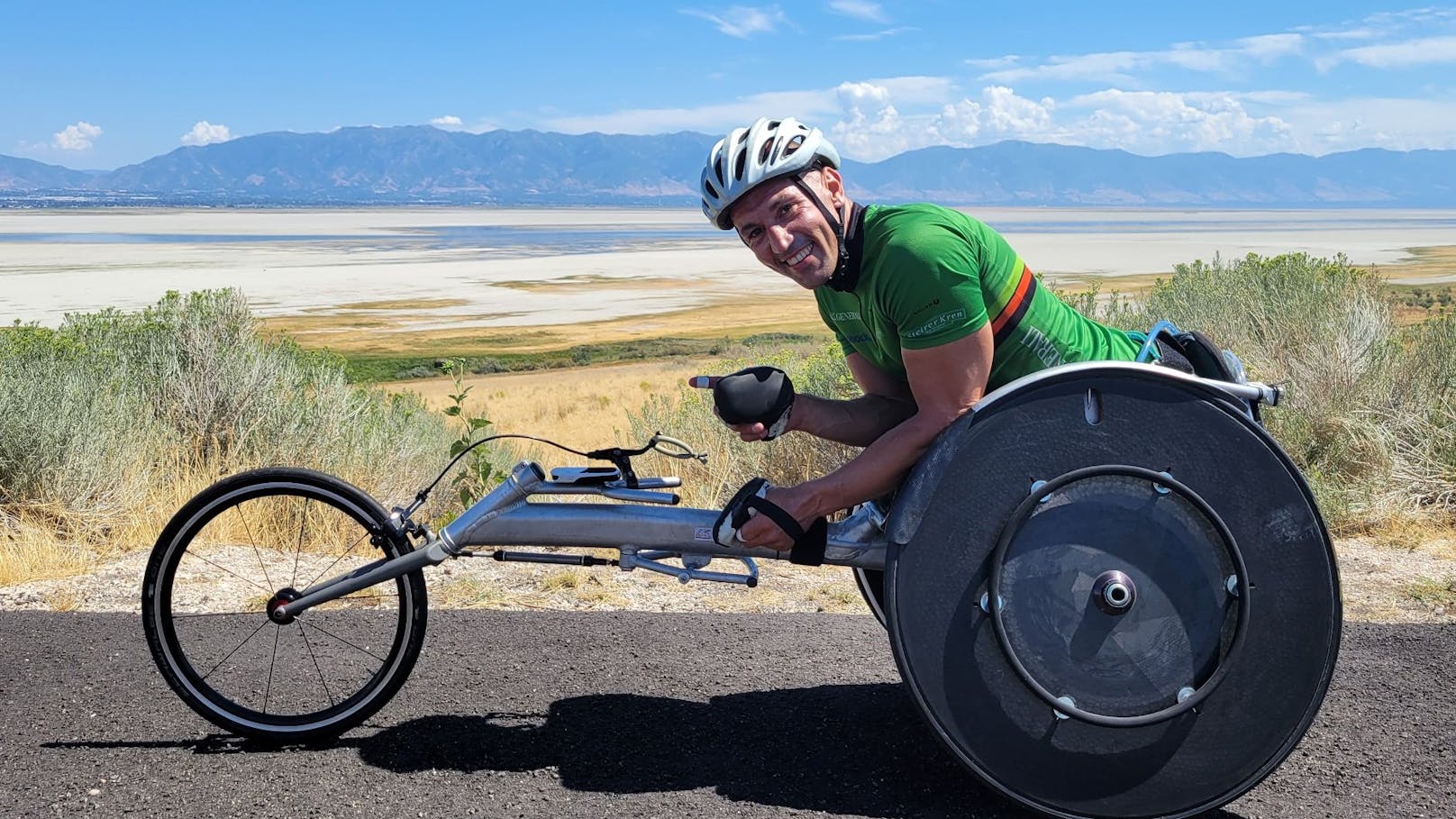 Er hat einmal WM-Gold und fünfmal Olympia-Silber mit dem Handbike geholt