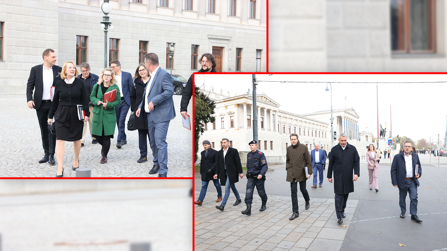 Die Sondierungen zwischen ÖVP und SPÖ gehen am Mittwoch in die nächste Runde.