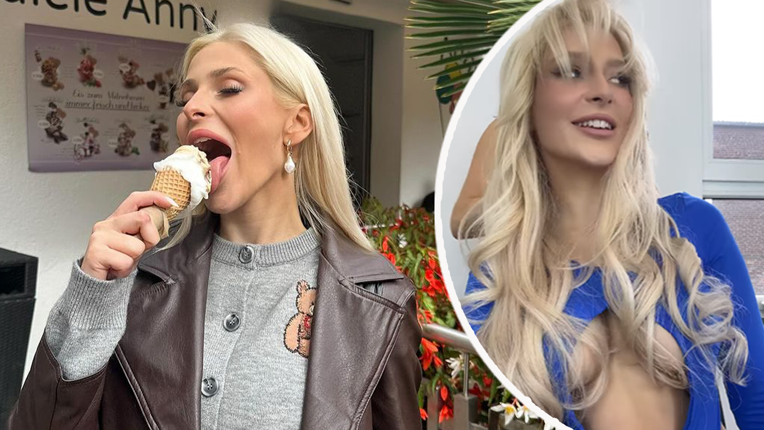 Marie Reim spielt gerne mit ihrem Charme.