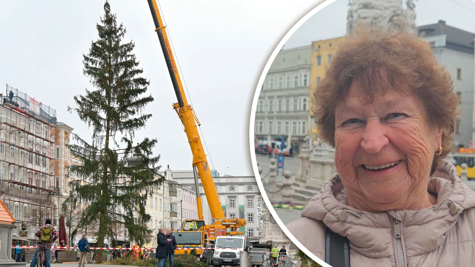 "Grupftes Hendl": So denken Linzer über den Christbaum