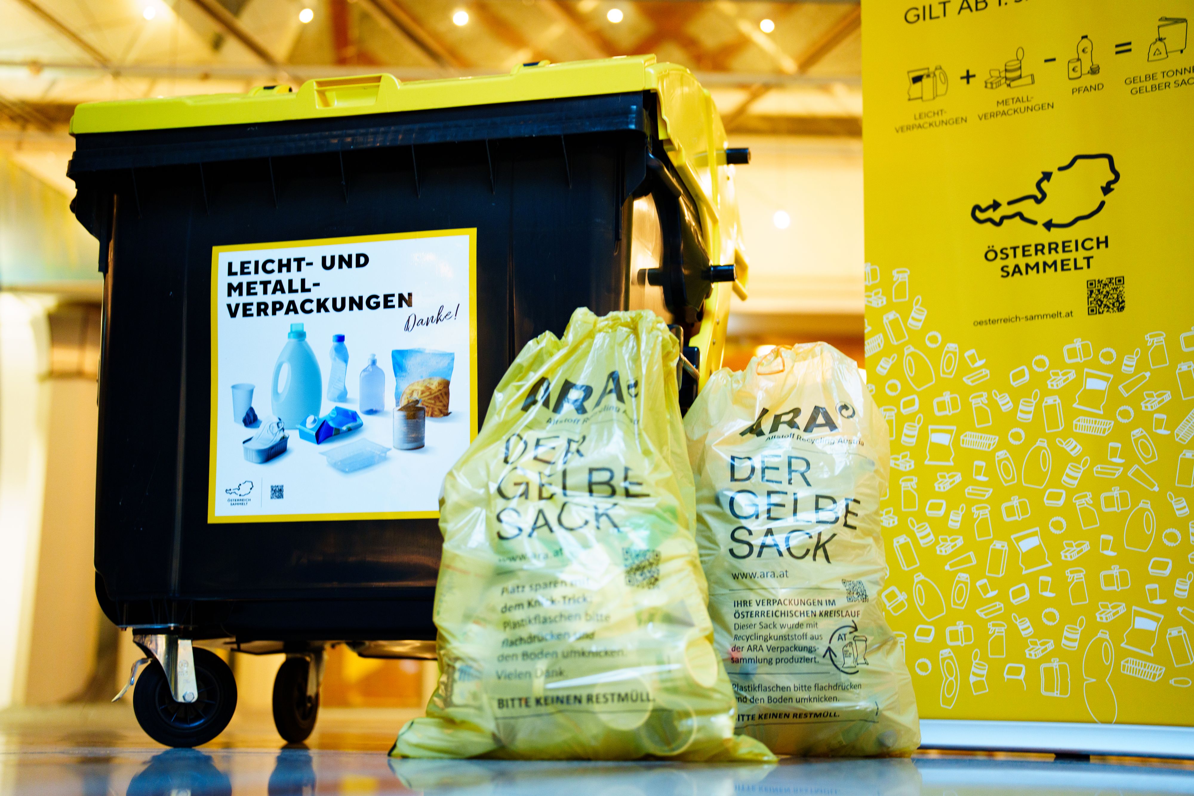 Ab 1. Jänner werden Leicht- und Metallverpackungen bundesweit gemeinsam gesammelt.