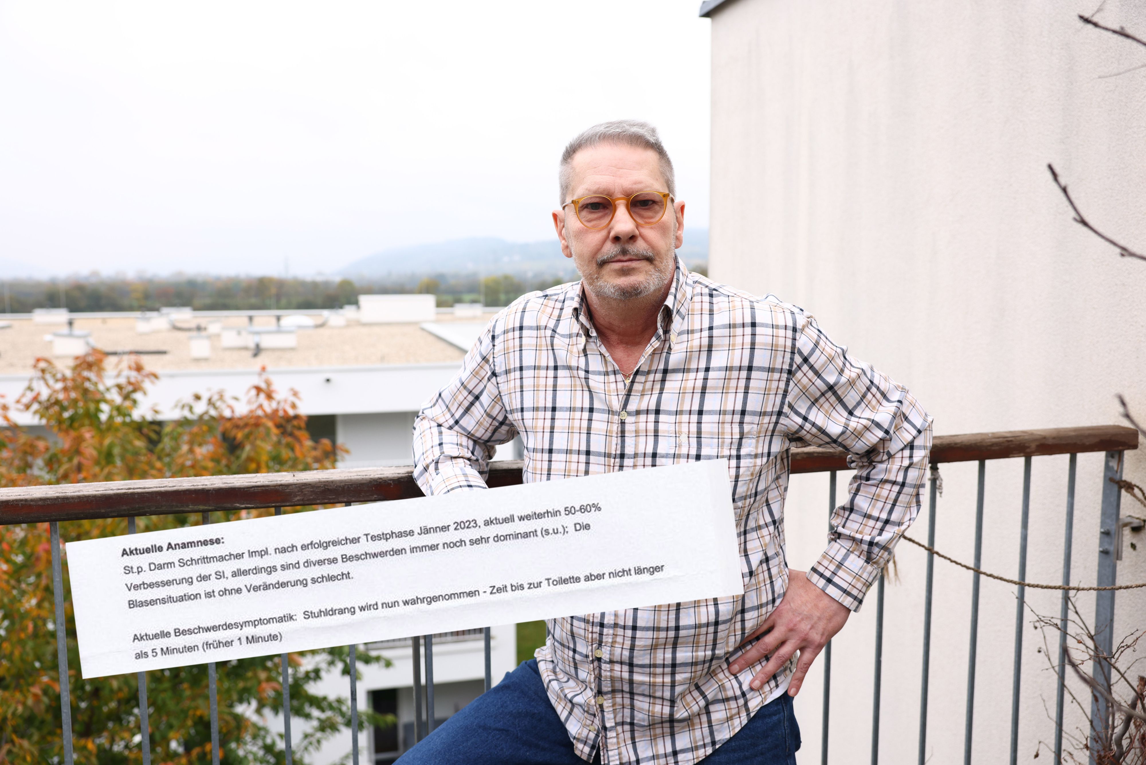 Mario K. leidet an Totalinkontinenz – er kann seinen Stuhl- und Harndrang nicht kontrollieren.