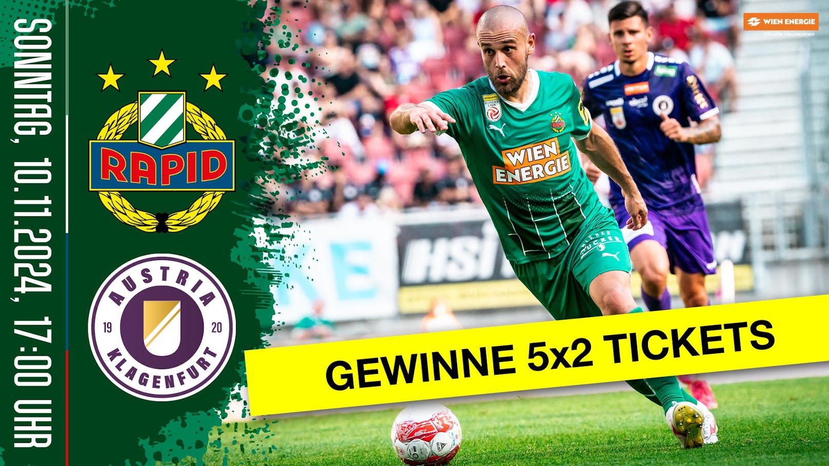 5 x 2 Tickets für das Bundesliga-Highlight zu gewinnen