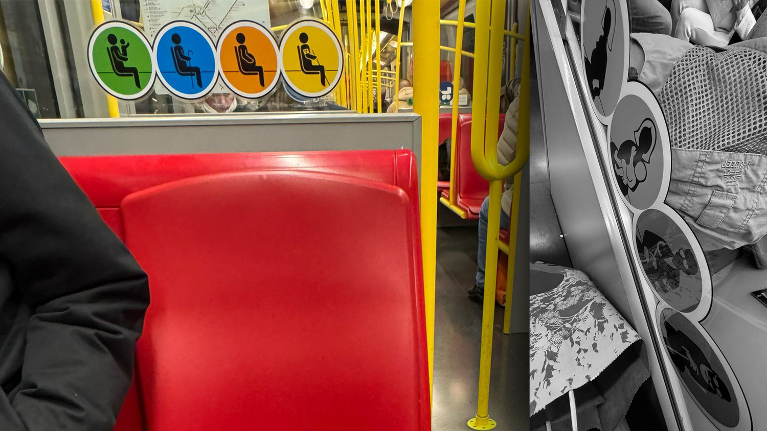 Die Hinweis-Symbole in den Wiener Öffis sehen ganz neu aus.