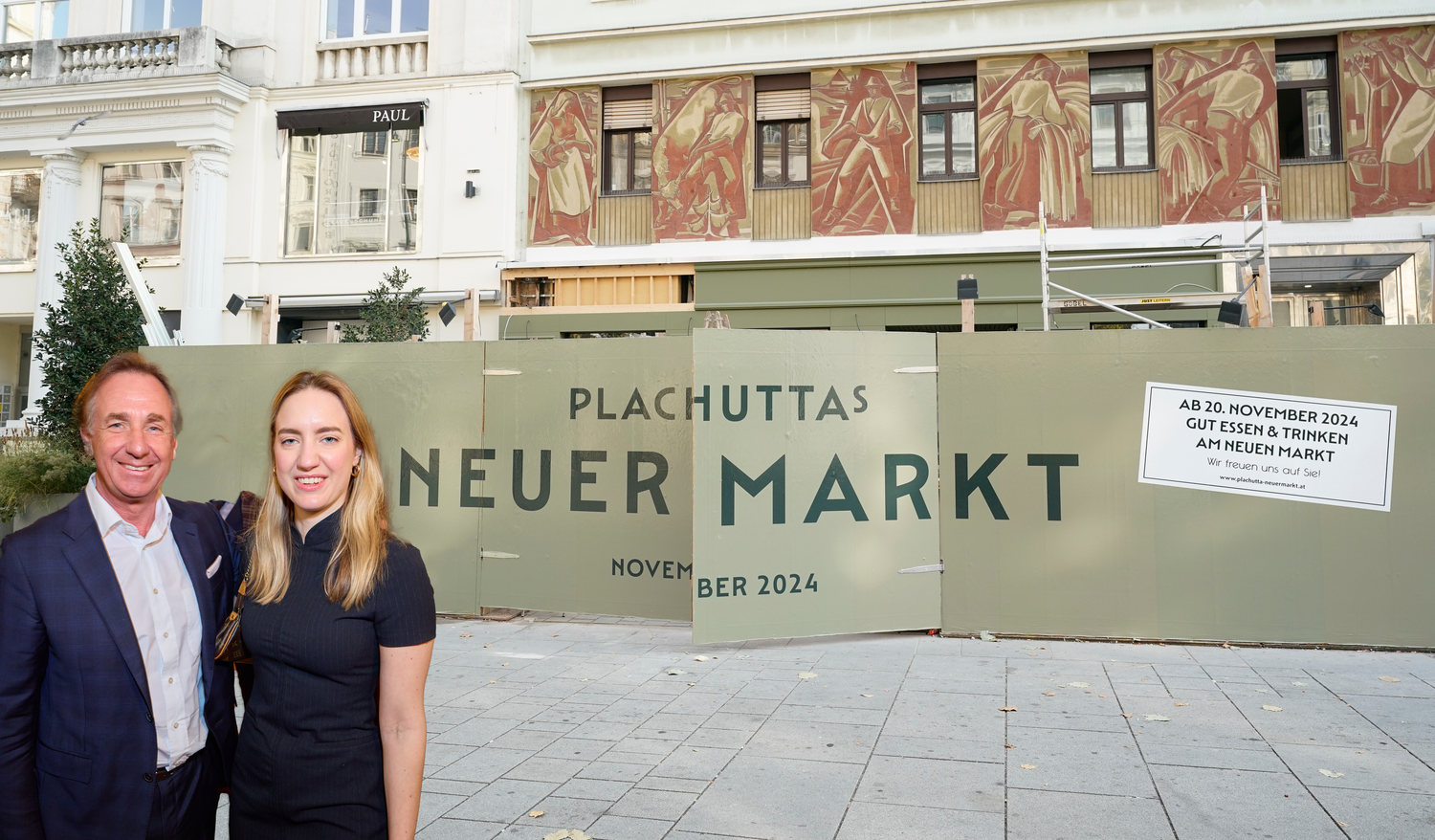 Am 20. November sperrt das neue Restaurant von Mario Plachutta und Tochter Julia am Neuen Markt auf.
