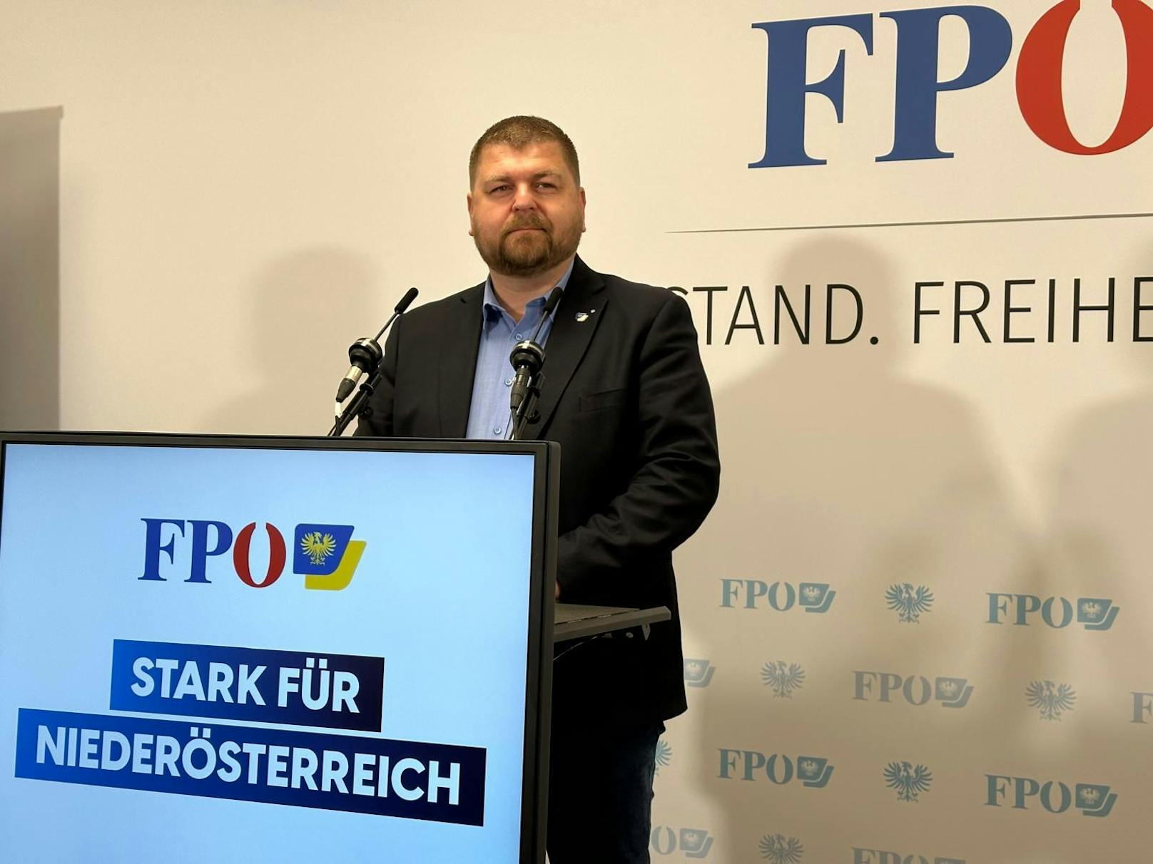 FPÖ Niederösterreich-Landesgeschäftsführer Andreas Arthur Spanring