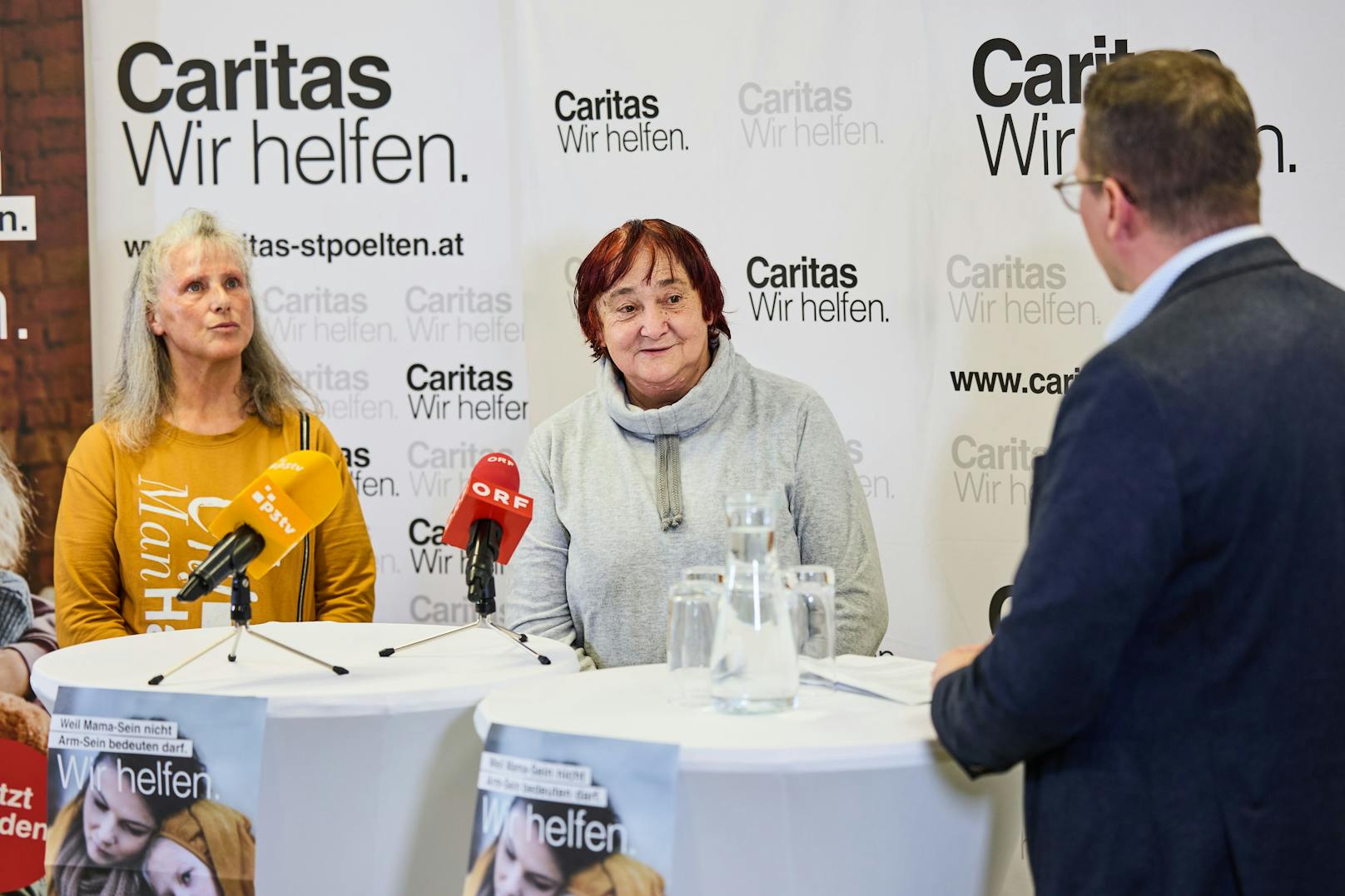 Silvia B. und Helga O., Besucherinnen des "Caritas Club Aktiv".