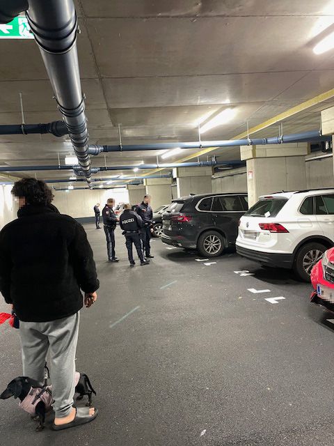 Tatort: In dieser Garage in Wien-Floridsdorf haben die Täter zugeschlagen.