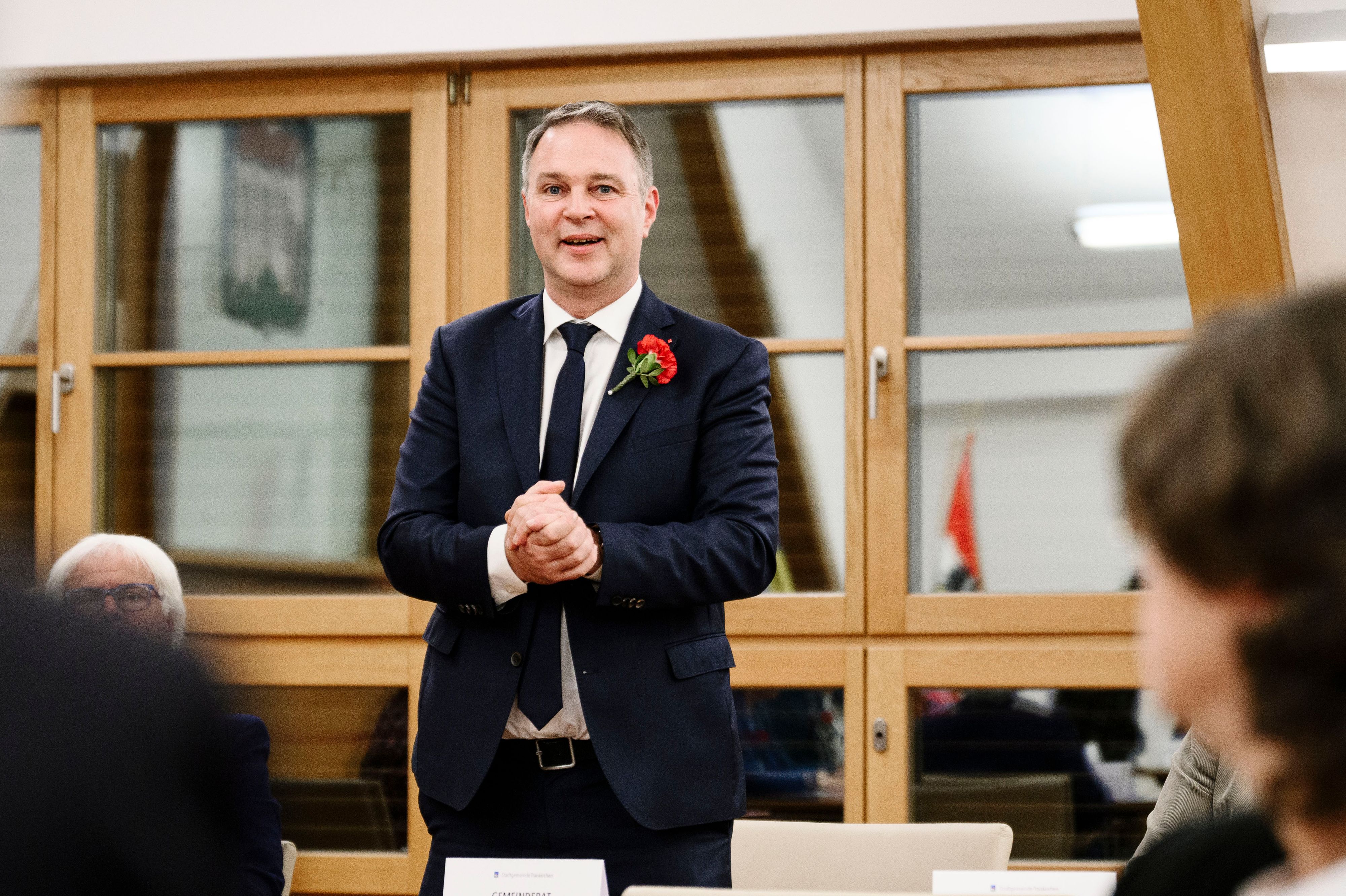 Andreas Babler bei seiner Abschiedsrede am Donnerstag.